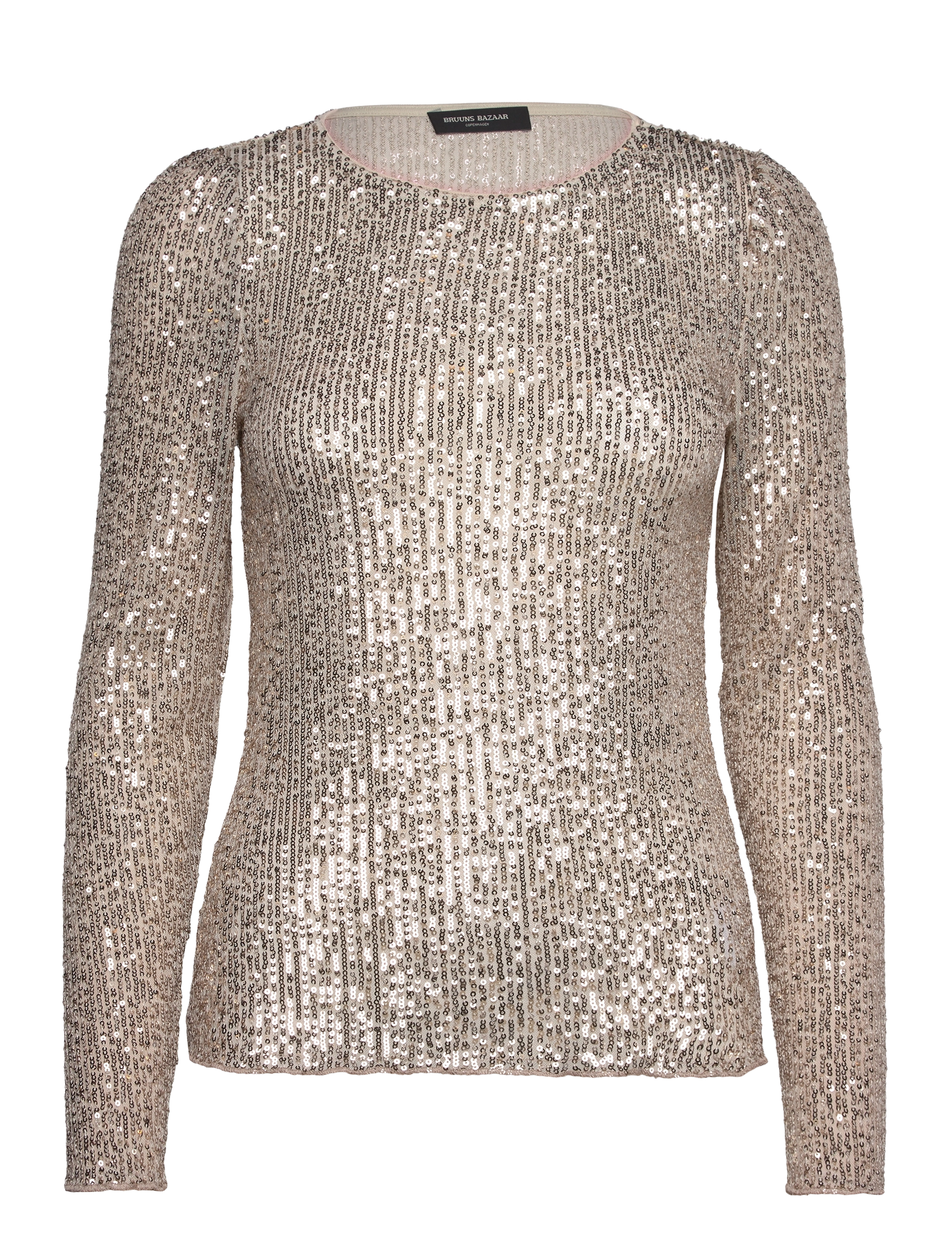 Bruuns Bazaar IlexBBRound neck - Bluser - SILVER GREY / silver