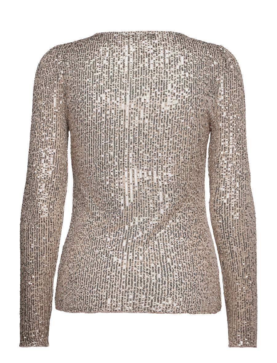 Bruuns Bazaar - IlexBBRound neck - pikkade varrukatega pluusid - silver grey - 2
