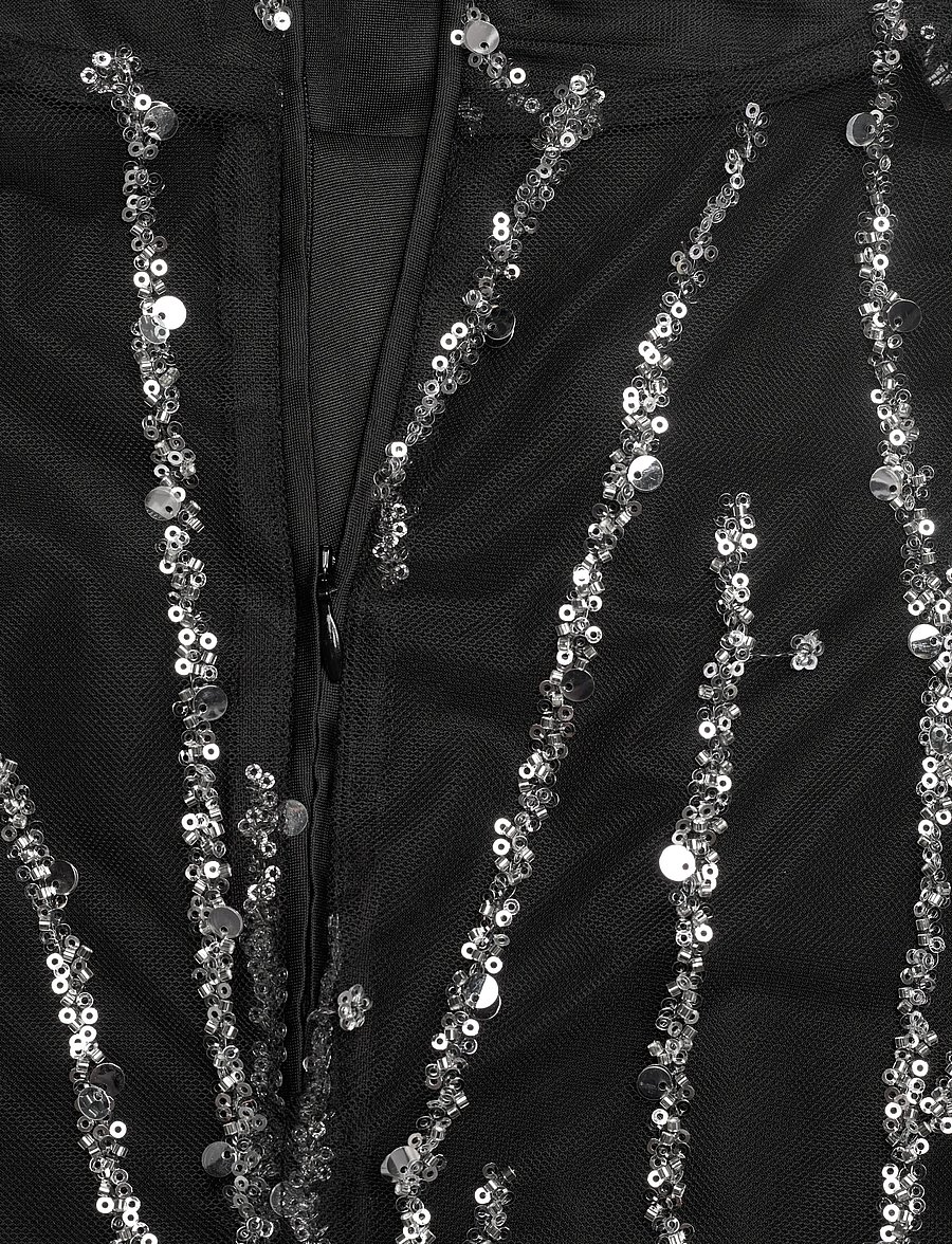 Bruuns Bazaar - DaffiBBIgnaras blouse - langærmede bluser - black w silver - 3