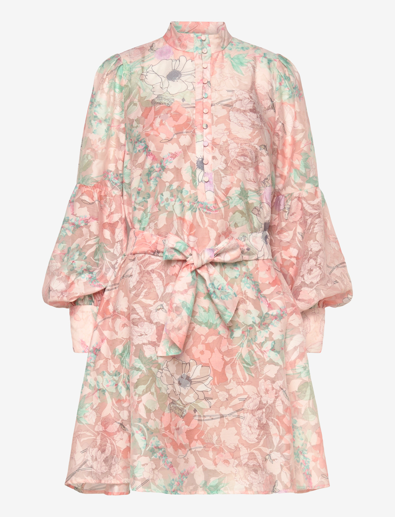 Bruuns Bazaar - TriteliaBBQunelle dress - cocktailkleider - peach flower print - 0