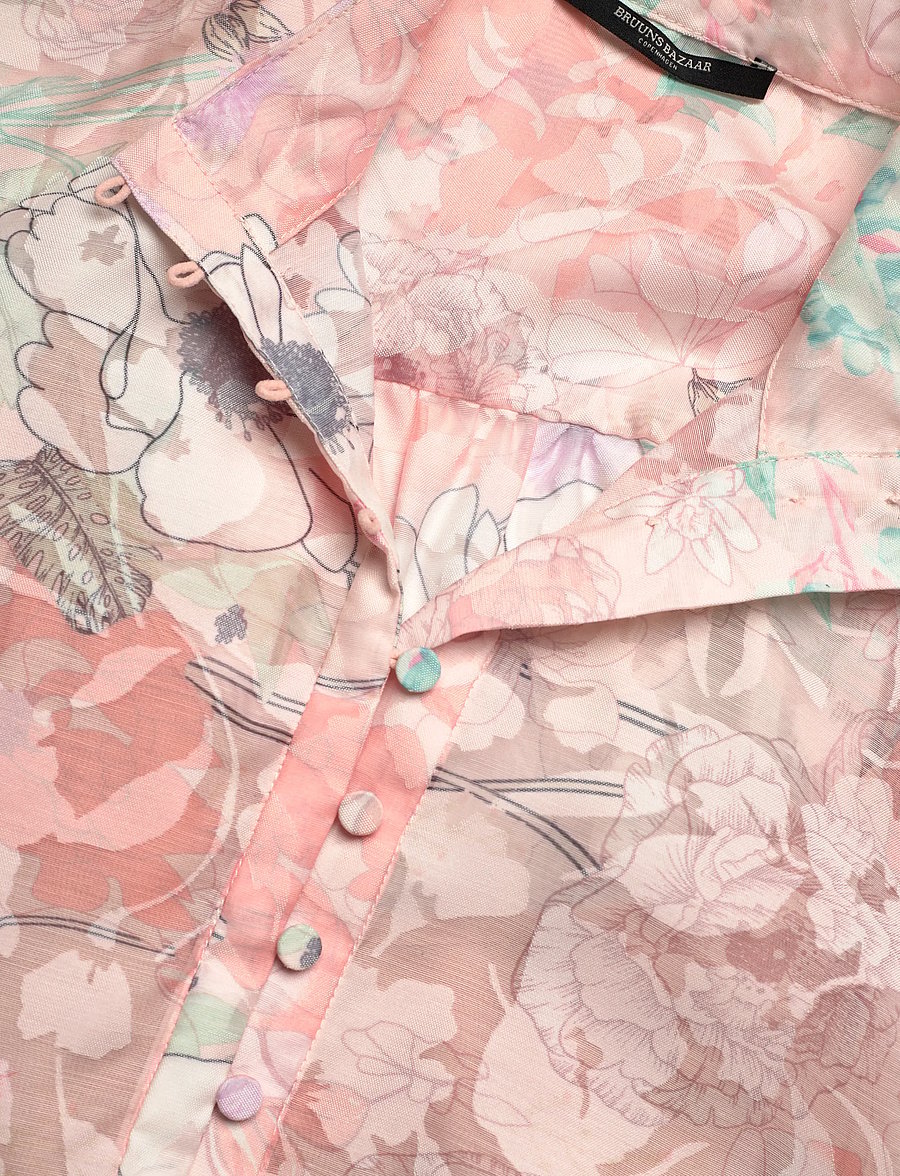 Bruuns Bazaar - TriteliaBBQunelle dress - cocktailkjoler - peach flower print - 3