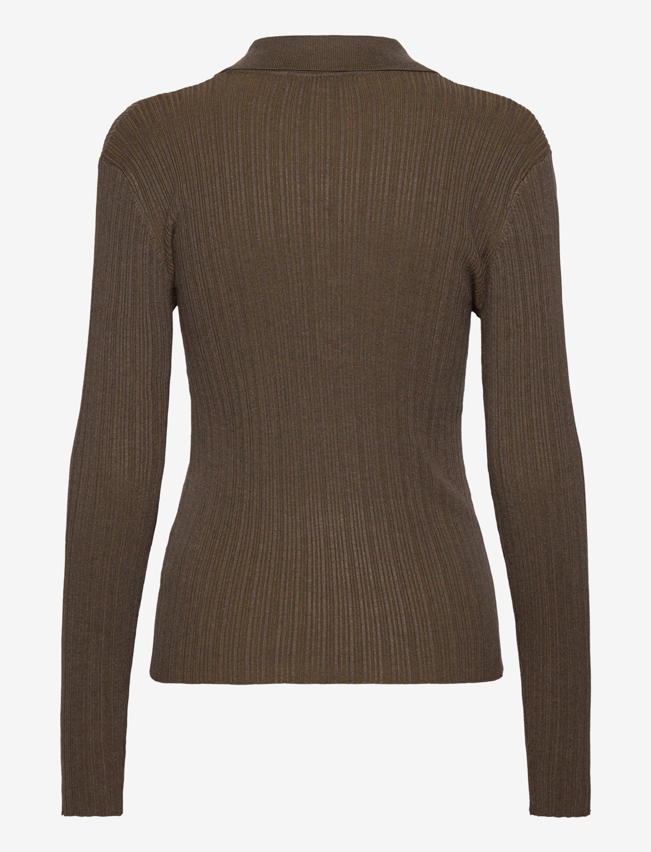 Bruuns Bazaar - AnemoneBBCathrin knit blouse - shitake melange - 1