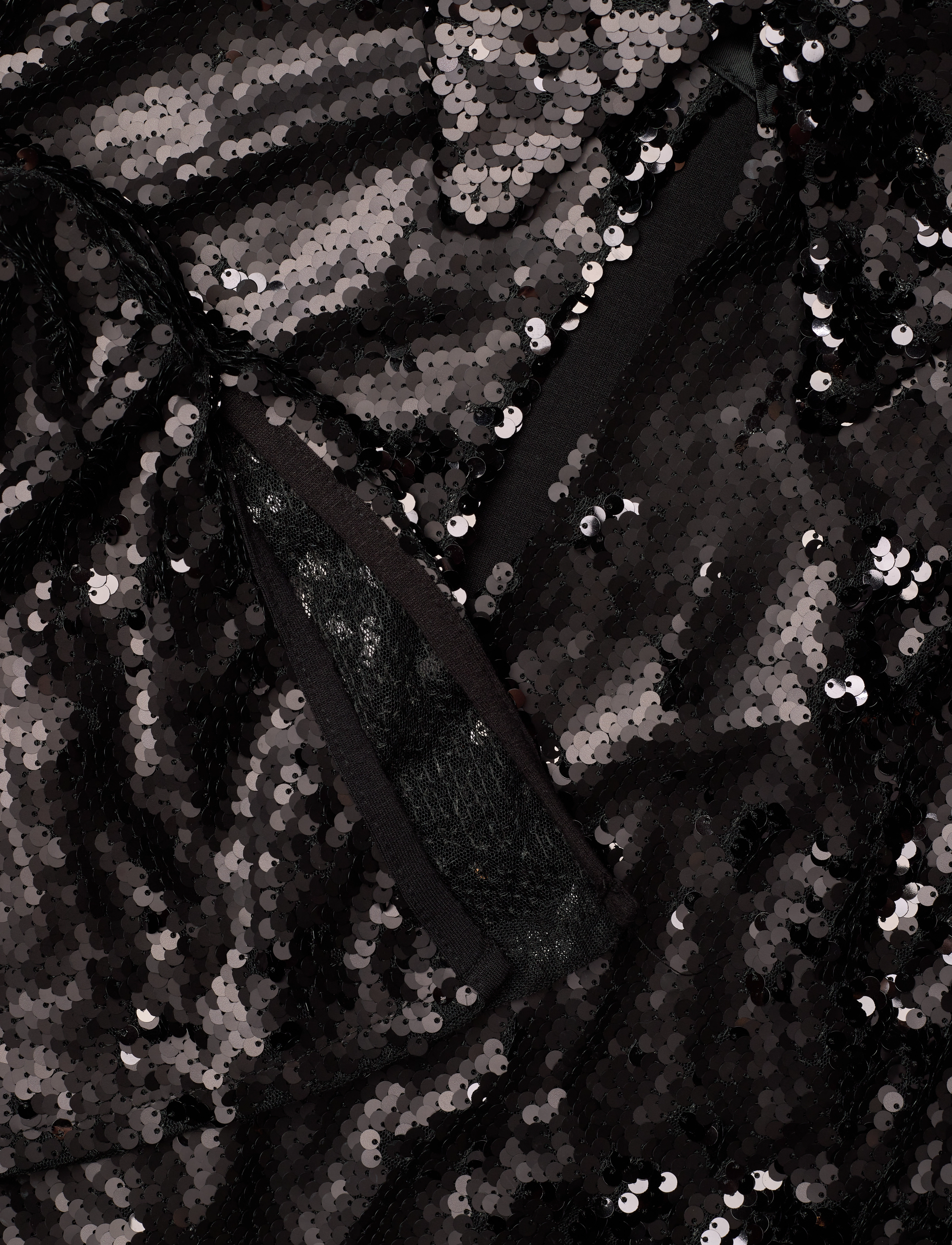 Bruuns Bazaar - MoeaBBUriela dress - pailletkjoler - black - 3