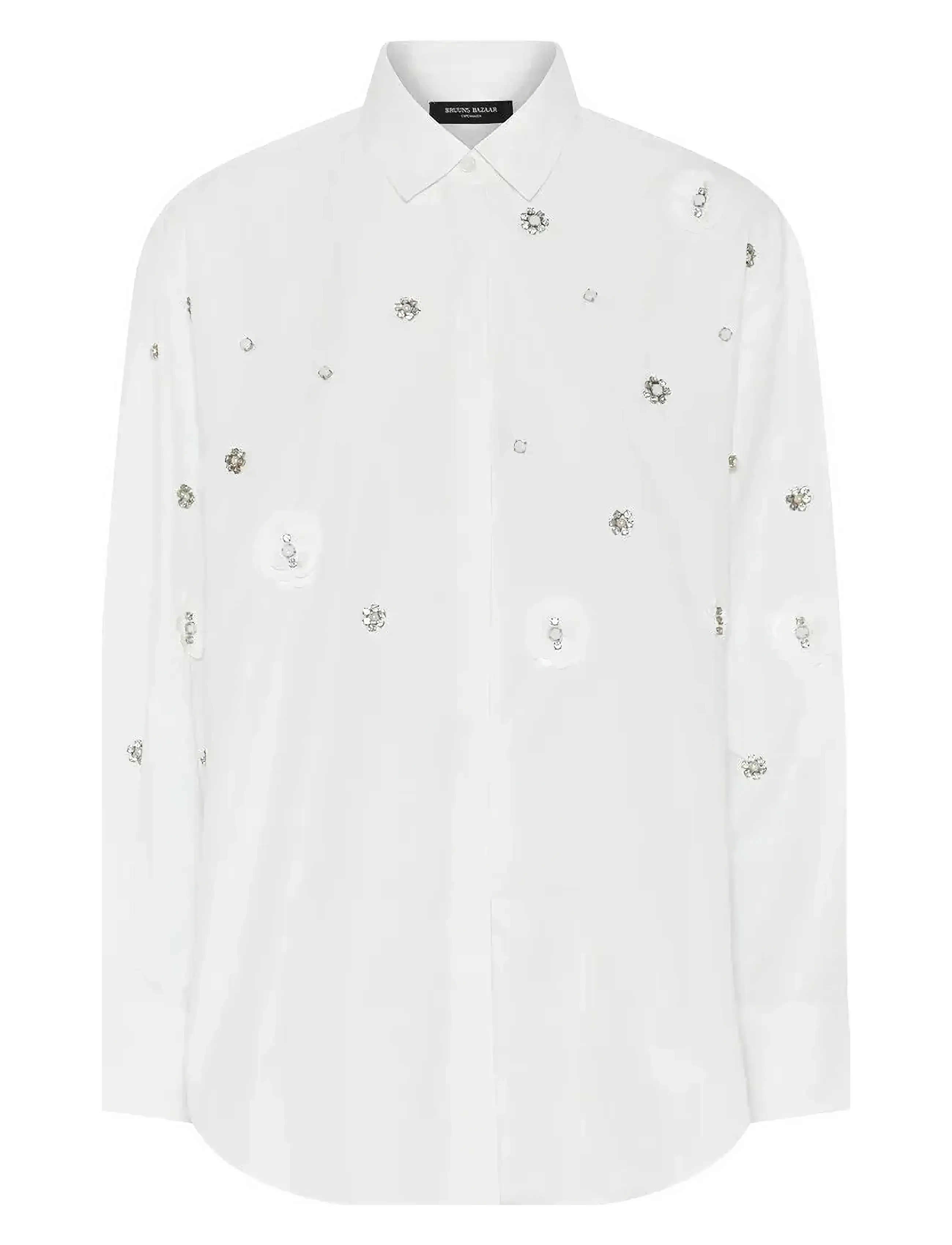 Bruuns Bazaar ChrisoulaBBBeia shirt - Bluser - SNOW WHITE / white