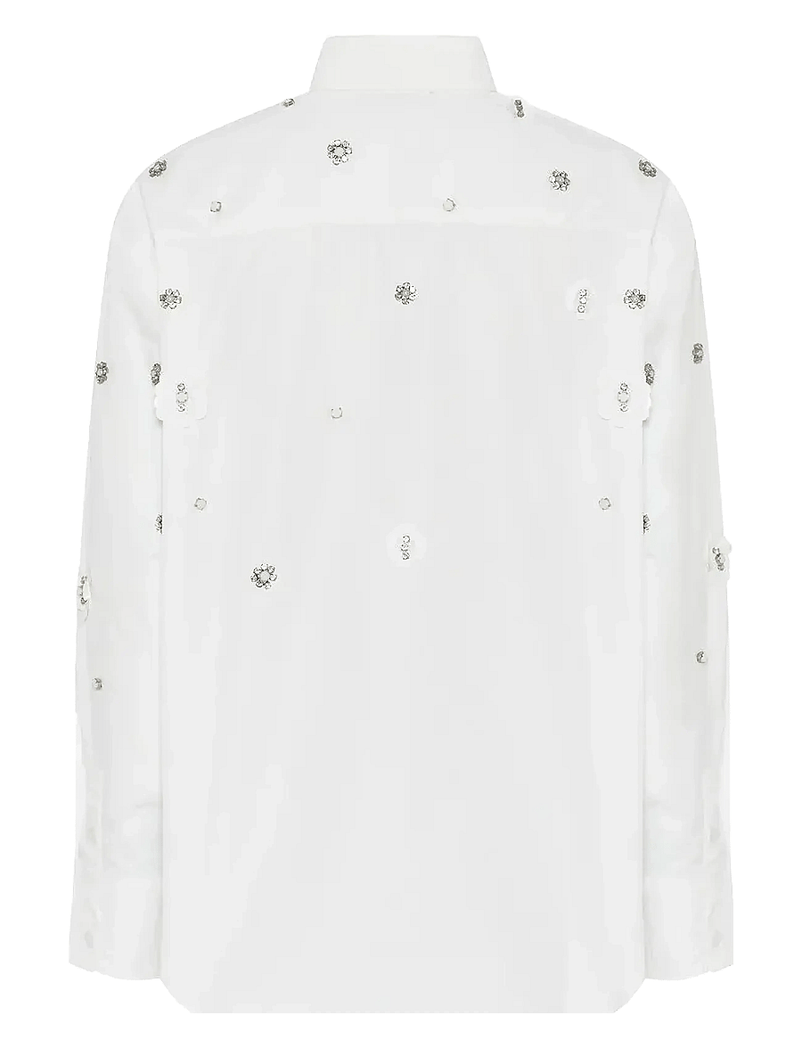 Bruuns Bazaar - ChrisoulaBBBeia shirt - langärmelige blusen - snow white - 2