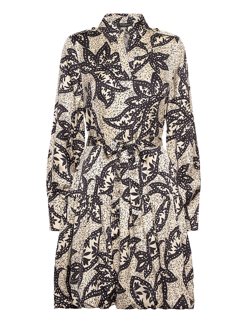 Bruuns Bazaar - FloretBBAvril dress - särkkleidid - sand print - 0