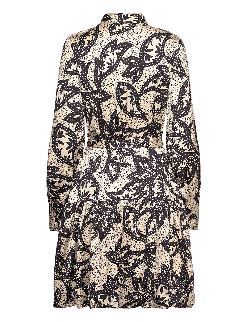 Bruuns Bazaar - FloretBBAvril dress - särkkleidid - sand print - 1