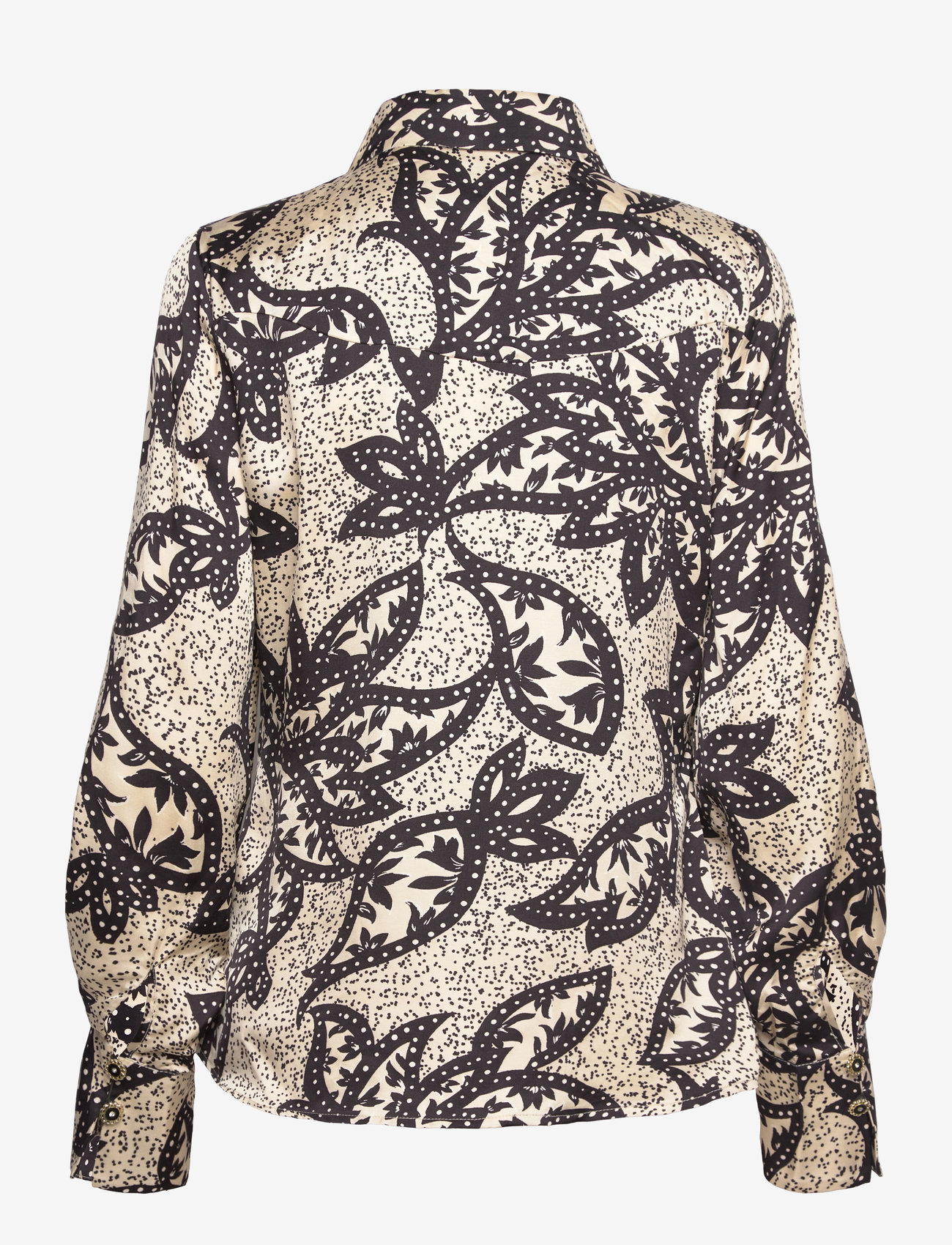 Bruuns Bazaar - FloretBBElas shirt - langærmede skjorter - sand print - 1