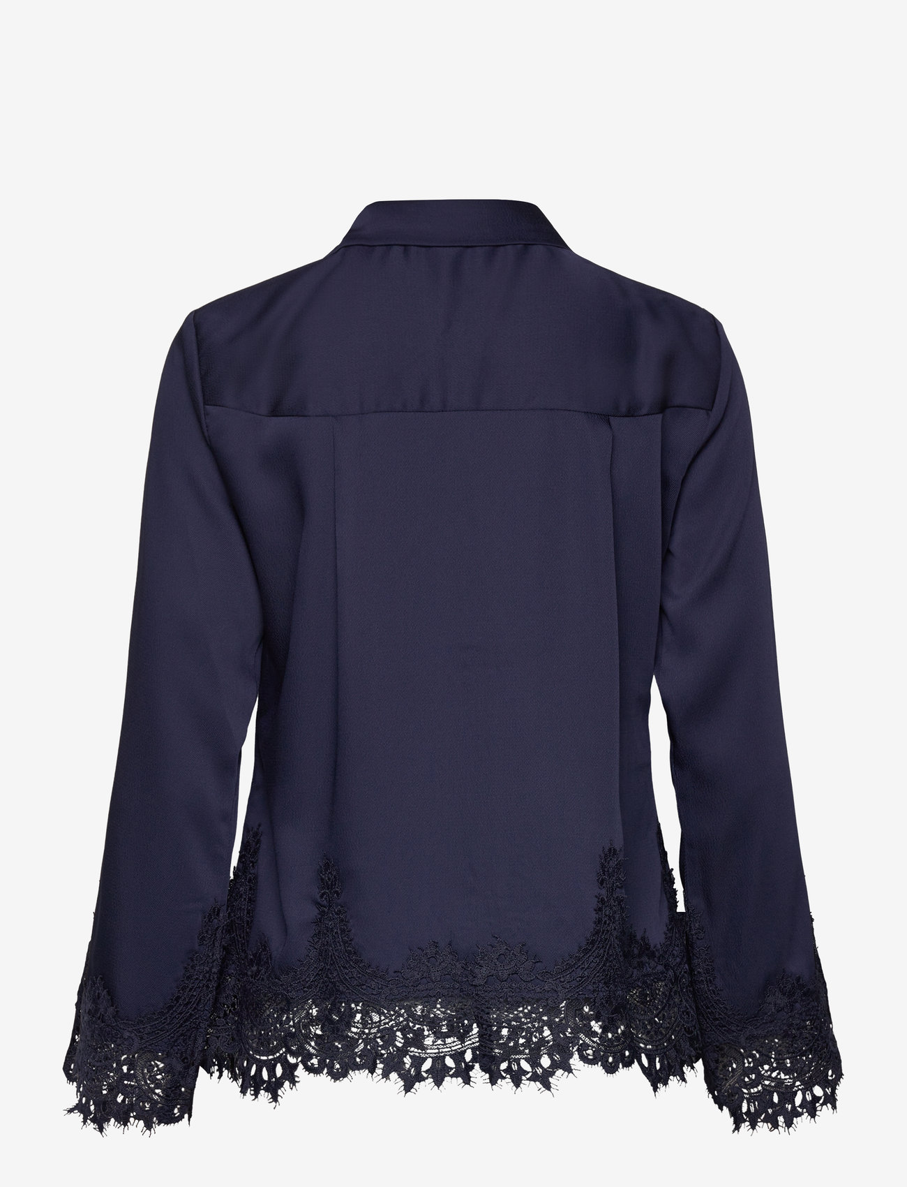 Bruuns Bazaar - CedarsBBElaina blouse - långärmade blusar - navy - 1