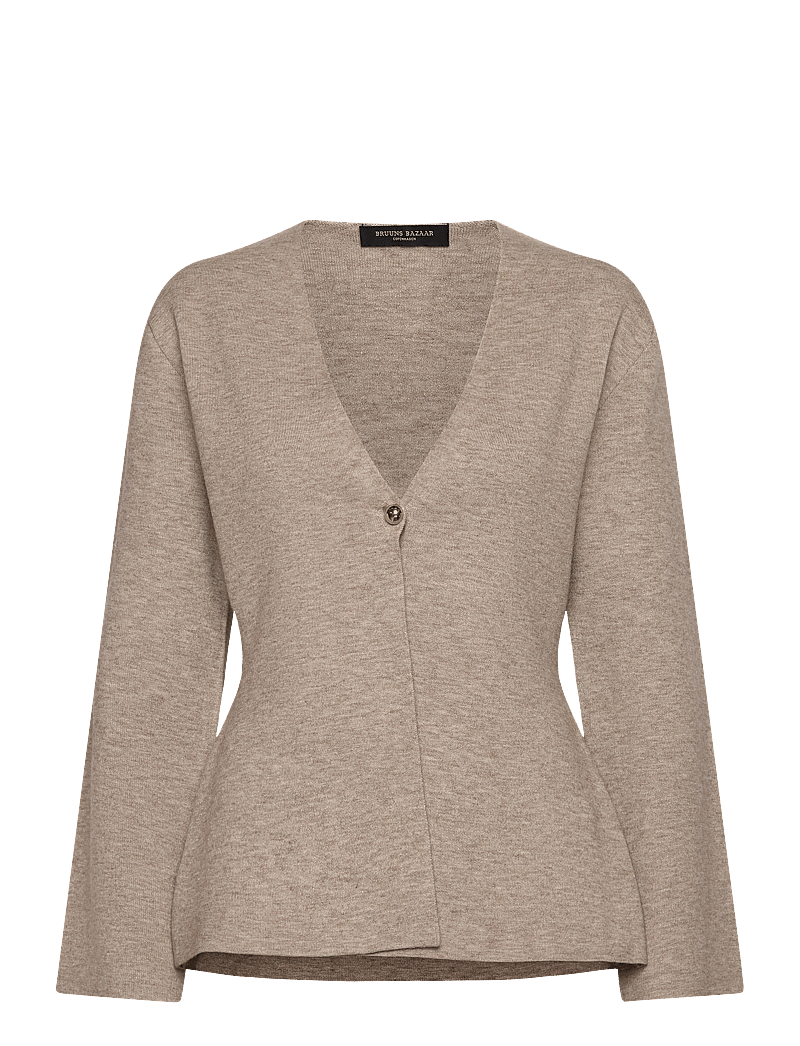 Bruuns Bazaar - SimonaBBAljin knit - koftor - sandshell - 0