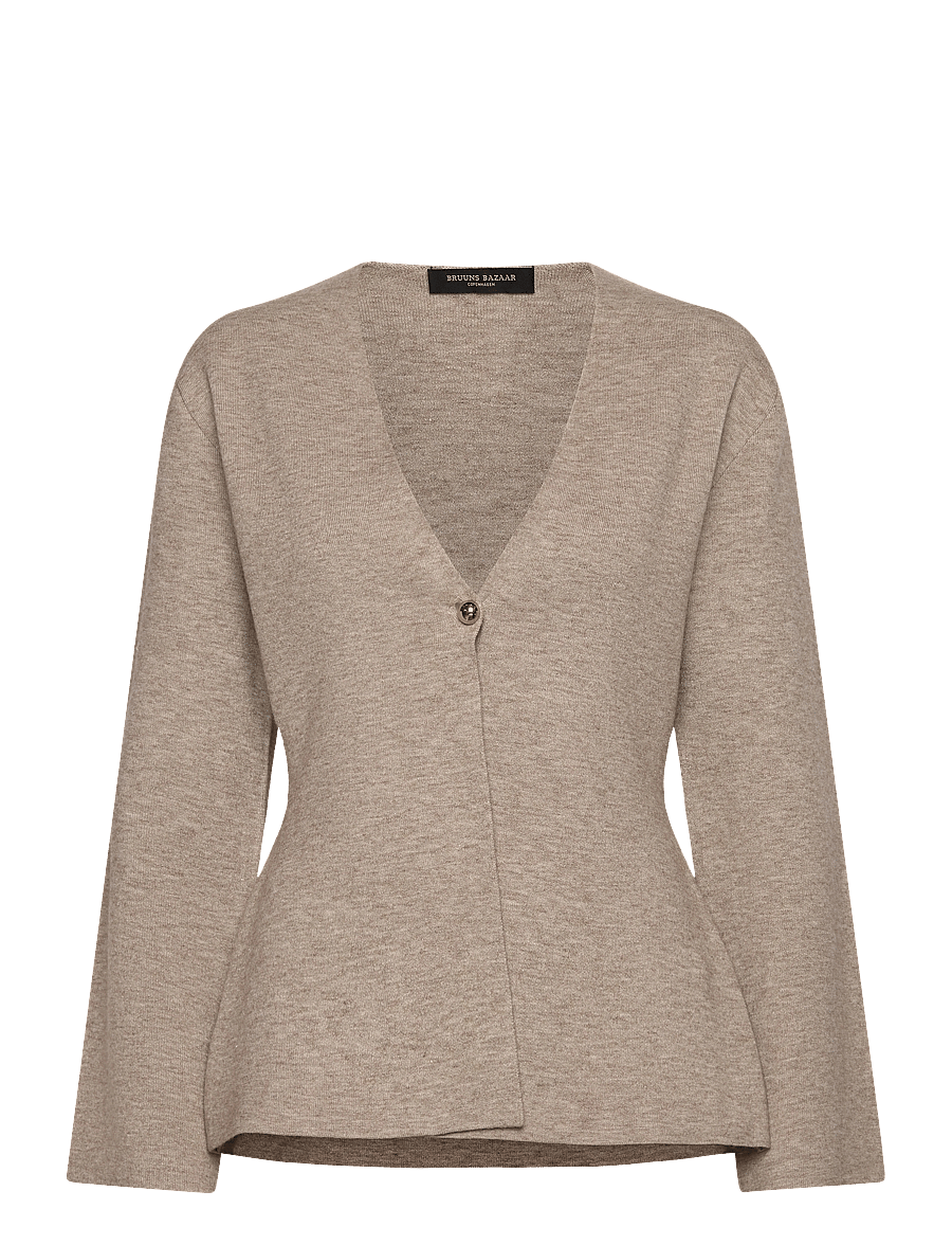 Bruuns Bazaar - SimonaBBAljin knit - kardiganid - sandshell - 0