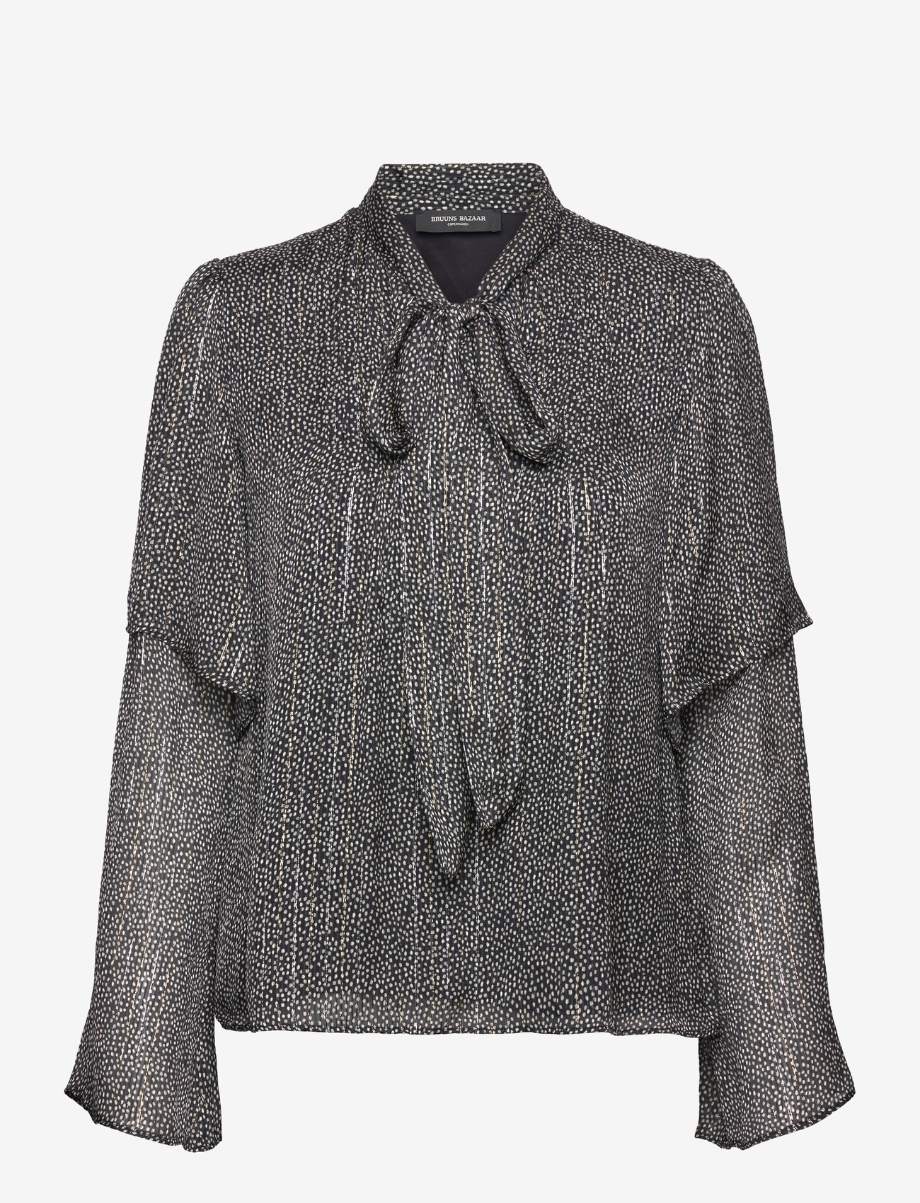 Bruuns Bazaar - LaurusBBPina blouse - langärmlige blusen - black  print - 0