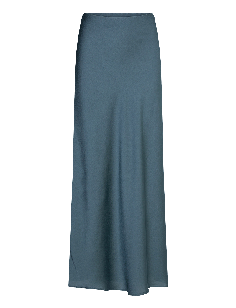 Bruuns Bazaar - AcaciaBBJoanelle skirt - satinnederdele - indian teal - 0