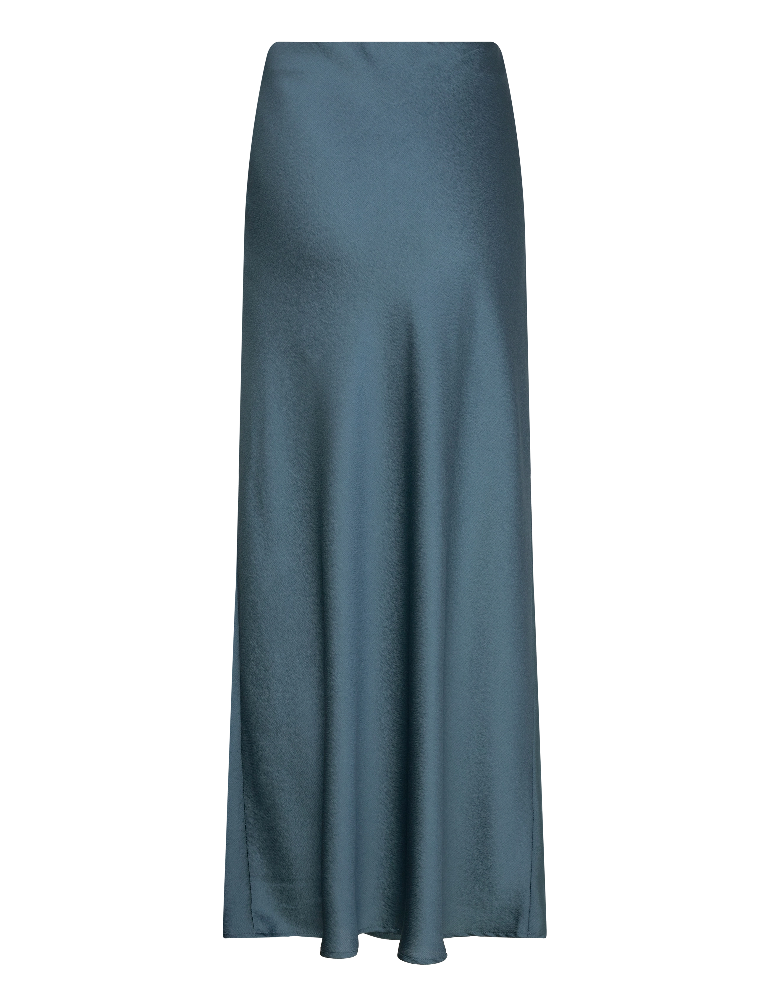Bruuns Bazaar - AcaciaBBJoanelle skirt - satinnederdele - indian teal - 1