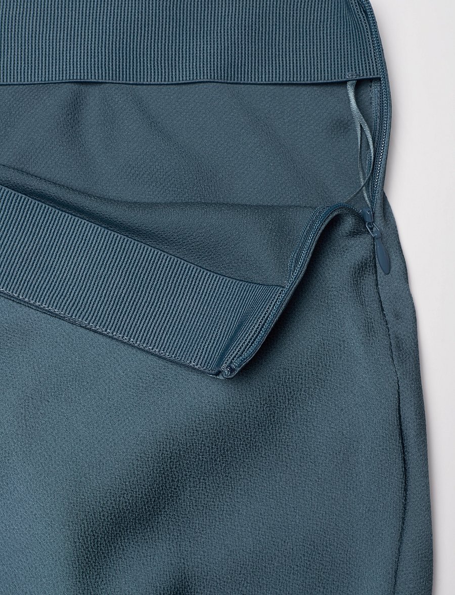 Bruuns Bazaar - AcaciaBBJoanelle skirt - satinröcke - indian teal - 2