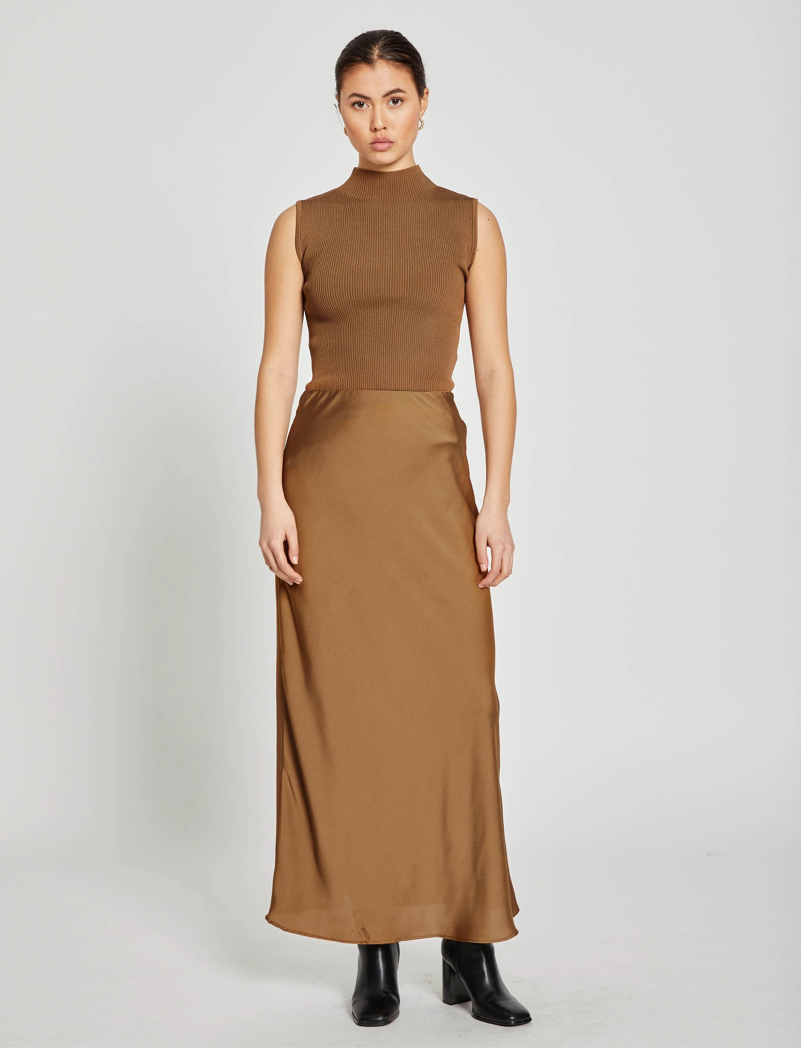 Bruuns Bazaar Acaciabbjoanelle Skirt, 34, Röcke, Braun - Maxi Frauen