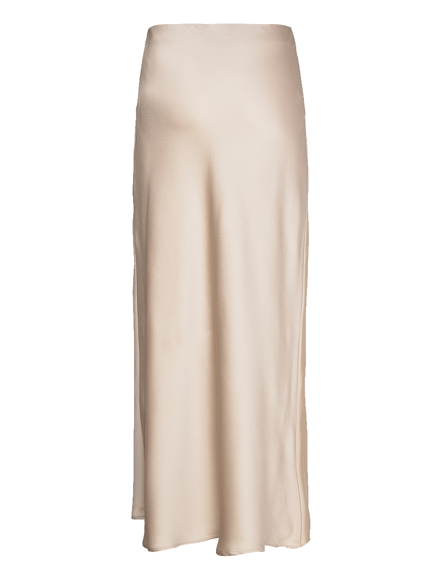 Bruuns Bazaar - AcaciaBBJoanelle skirt - satengskjørt - silver cloud - 1