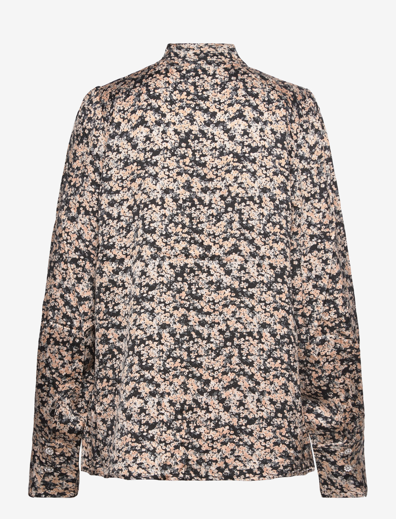 Bruuns Bazaar - FloretBBChatrine blouse - langärmlige hemden - sand black - 1