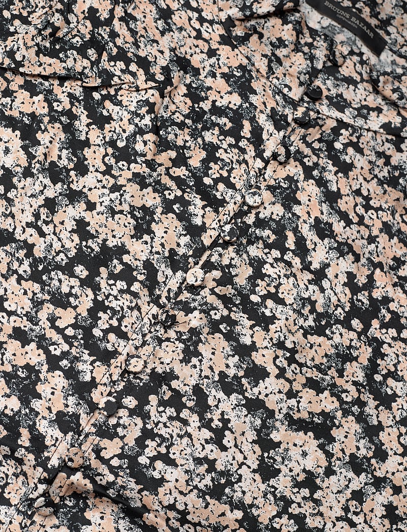 Bruuns Bazaar - FloretBBChatrine blouse - pikkade varrukatega särgid - sand black - 3