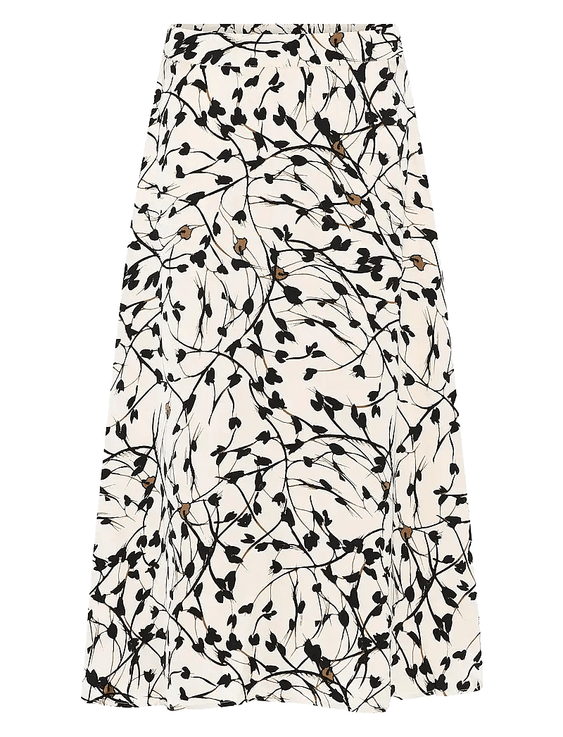 Bruuns Bazaar - FloretBBAmattas skirt - midi-röcke - white cream aop - 1