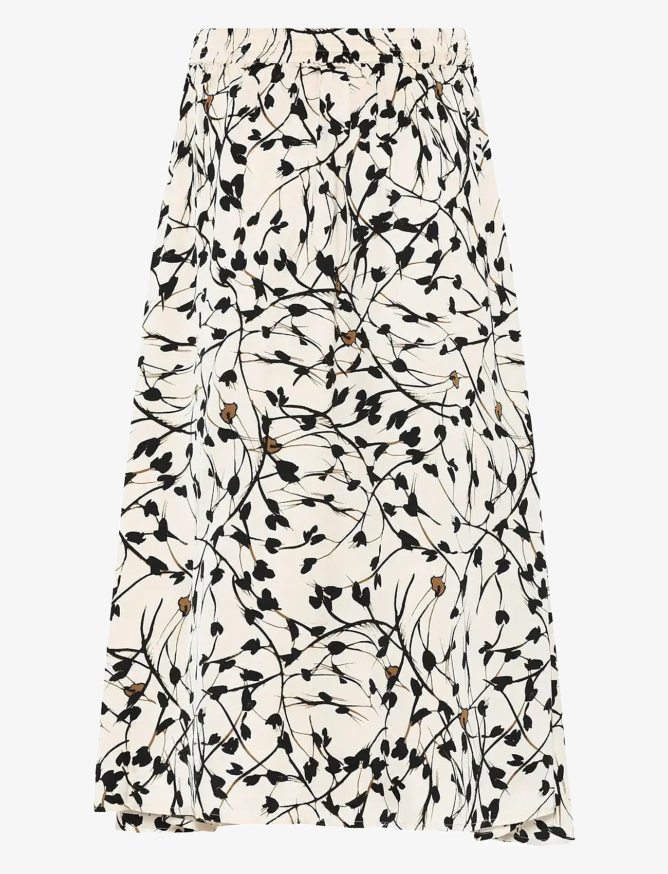 Bruuns Bazaar - FloretBBAmattas skirt - midiseelikud - white cream aop - 1