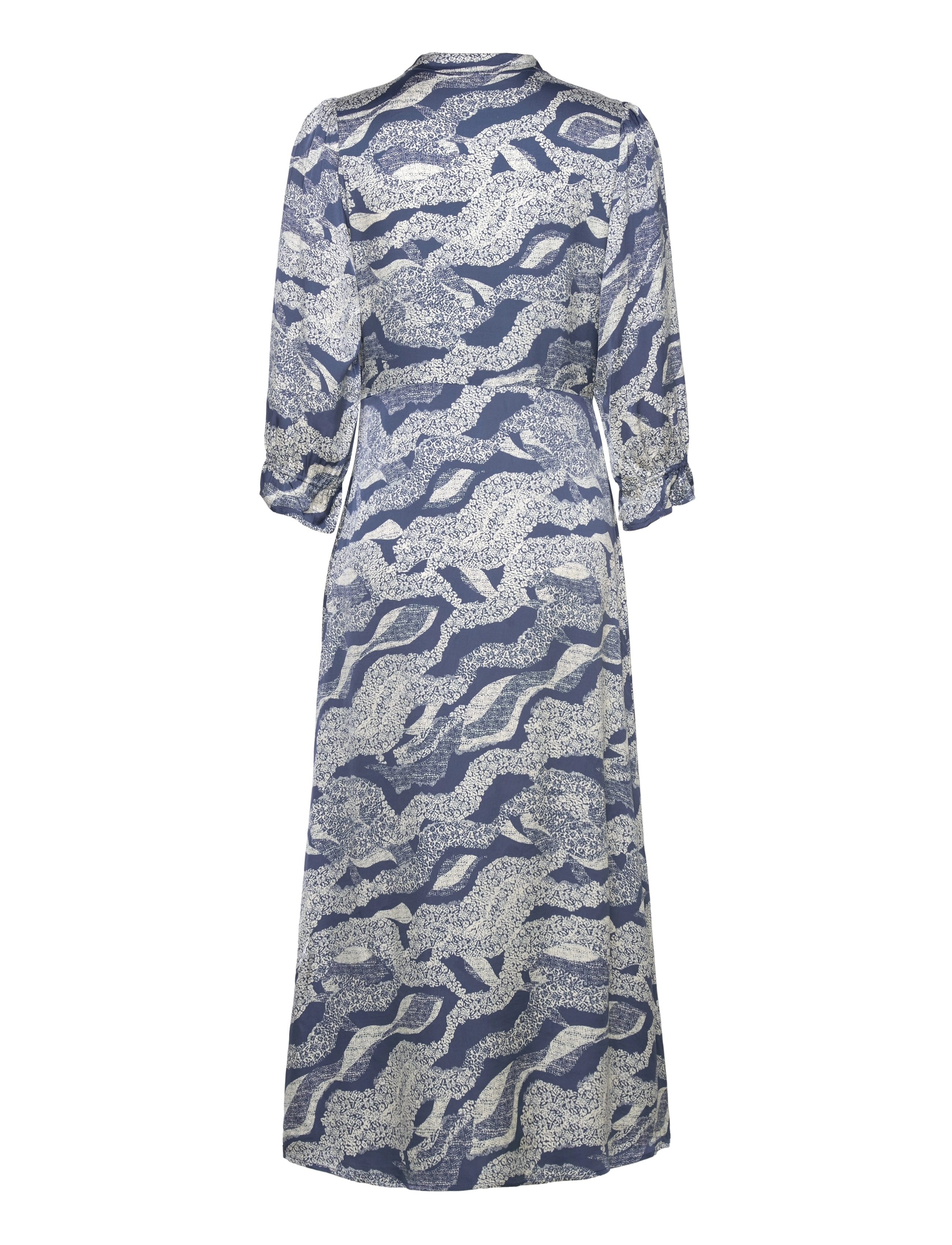 Bruuns Bazaar - FloretBBClarenas dress - midikleidid - blue lace print - 2