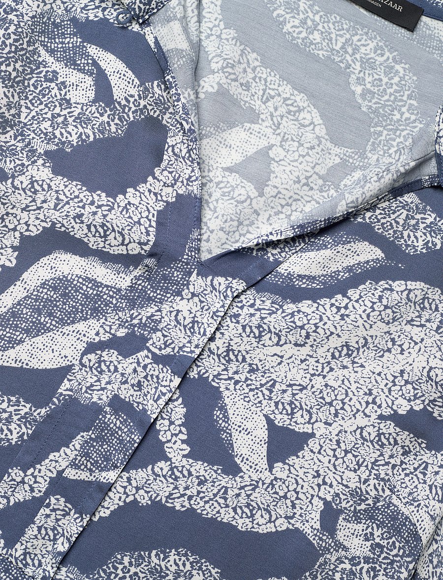 Bruuns Bazaar - FloretBBClarenas dress - hemdkleider - blue lace print - 3