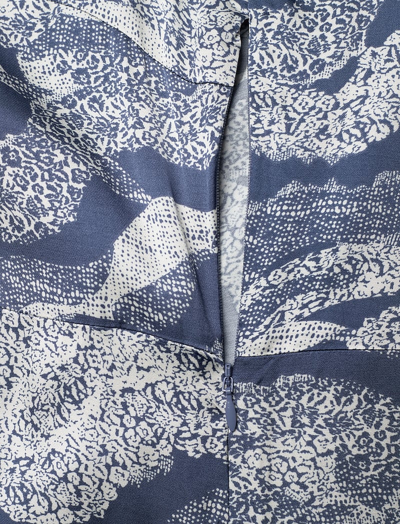 Bruuns Bazaar - FloretBBClarenas dress - skjortklänningar - blue lace print - 4