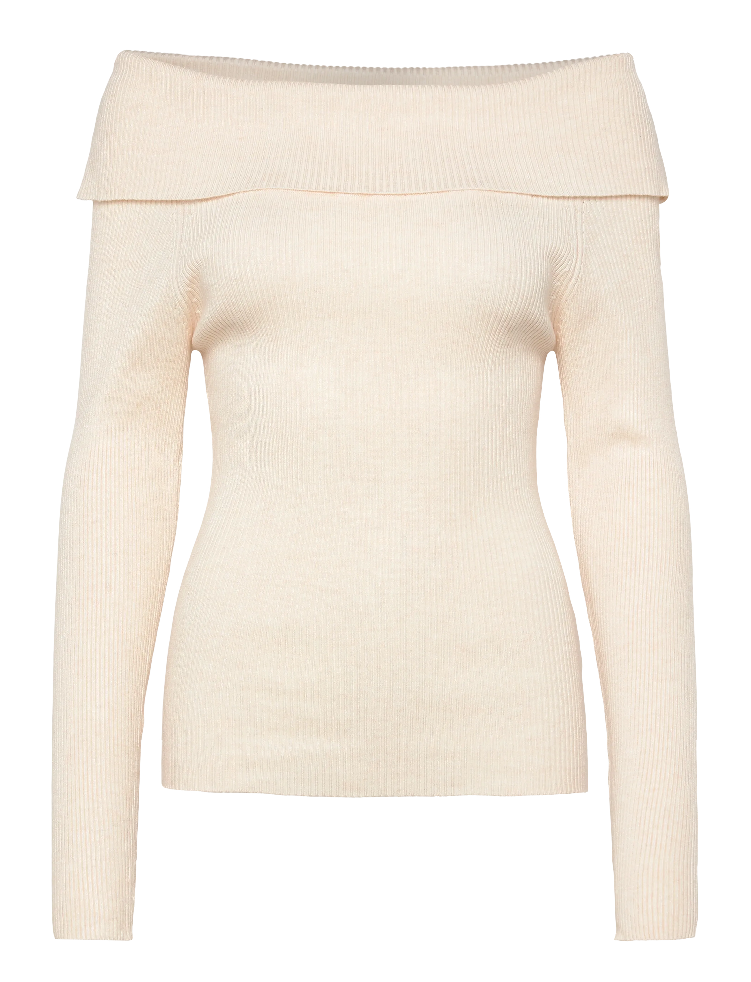 Bruuns Bazaar AnemoneBBTonna knit - BRUUNS BAZAAR - WHITE CREAM MELANGE / cream