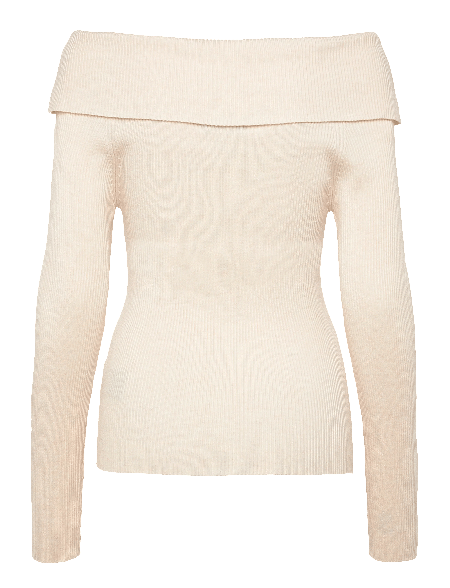 Bruuns Bazaar - AnemoneBBTonna knit - sviitrid - white cream melange - 1