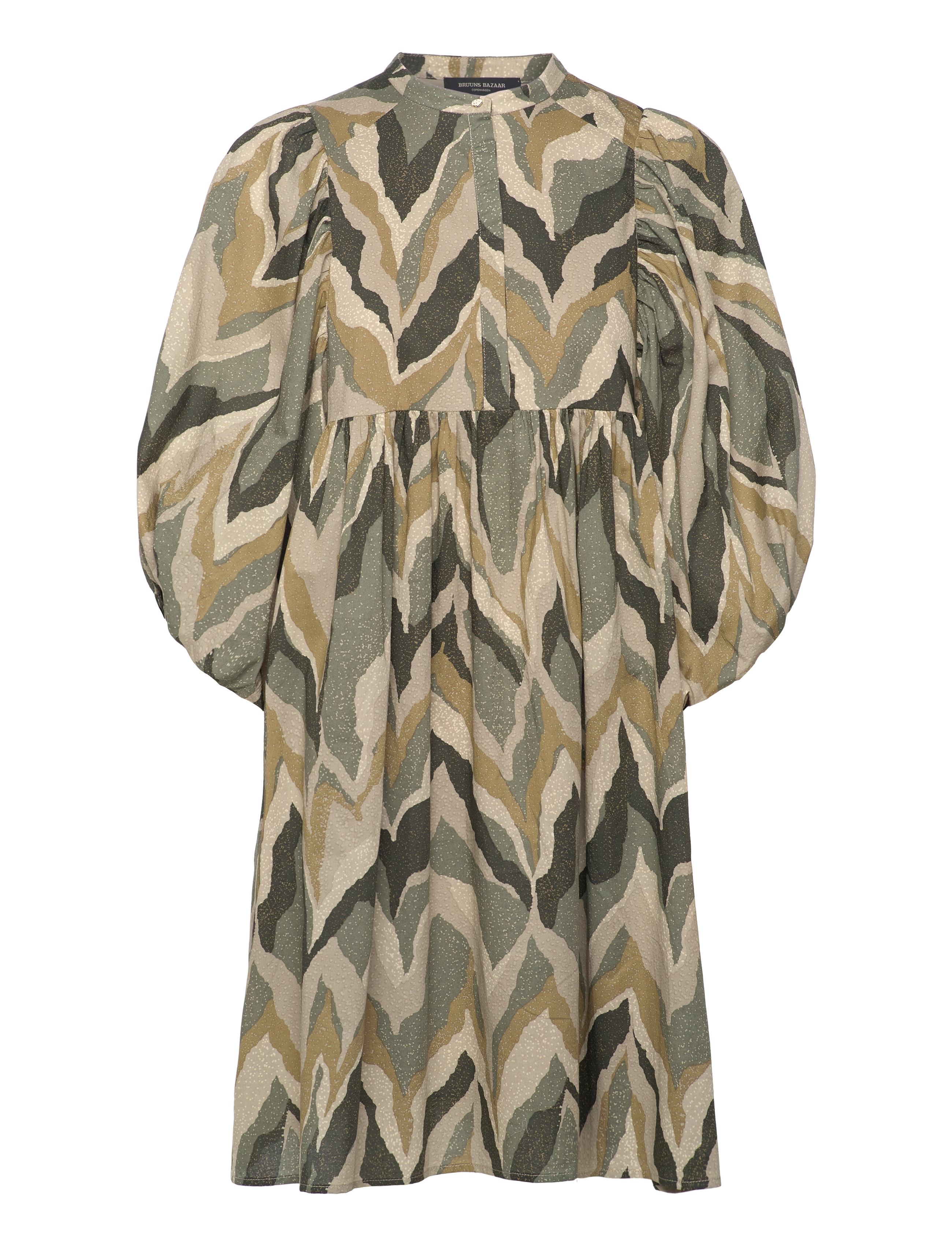 Bruuns Bazaar AsterBBSarina dress - Kjoler - GREEN PRINT / green