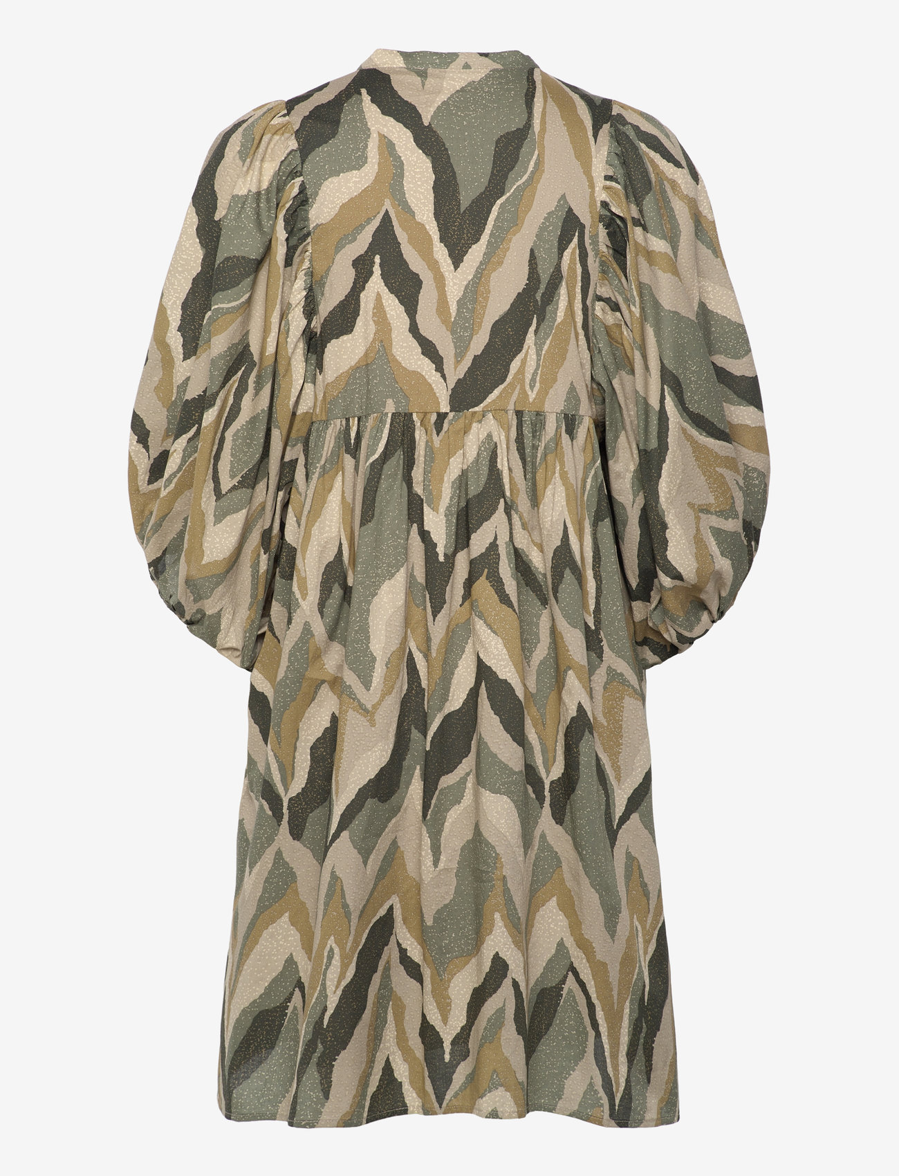 Bruuns Bazaar - AsterBBSarina dress - festklänningar - green print - 2