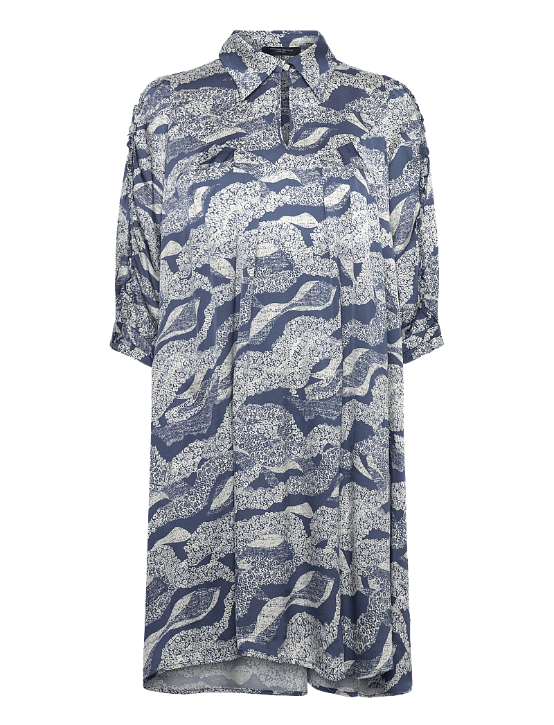 Bruuns Bazaar - FloretBBTamia dress - paitamekot - blue lace print - 1