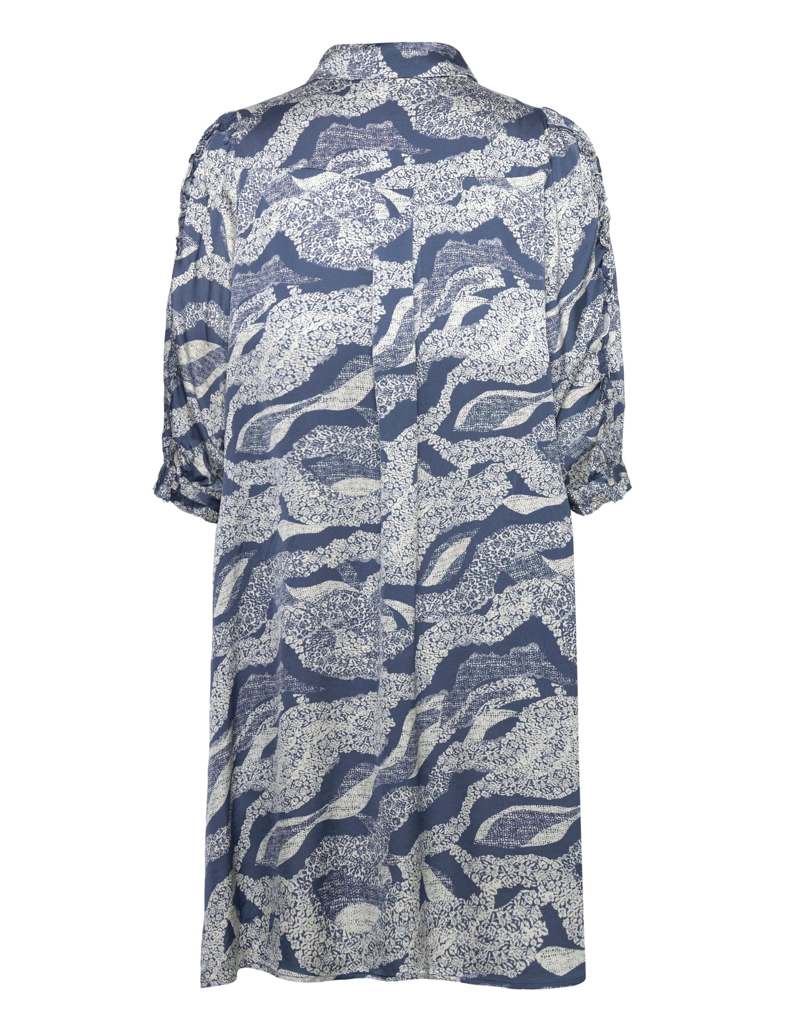 Bruuns Bazaar - FloretBBTamia dress - hemdkleider - blue lace print - 2