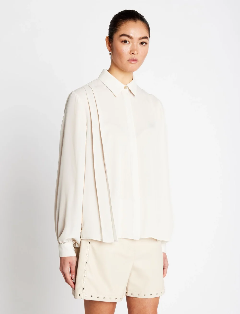 Bruuns Bazaar - CamillaBBViana shirt - langärmlige hemden - kit - 0