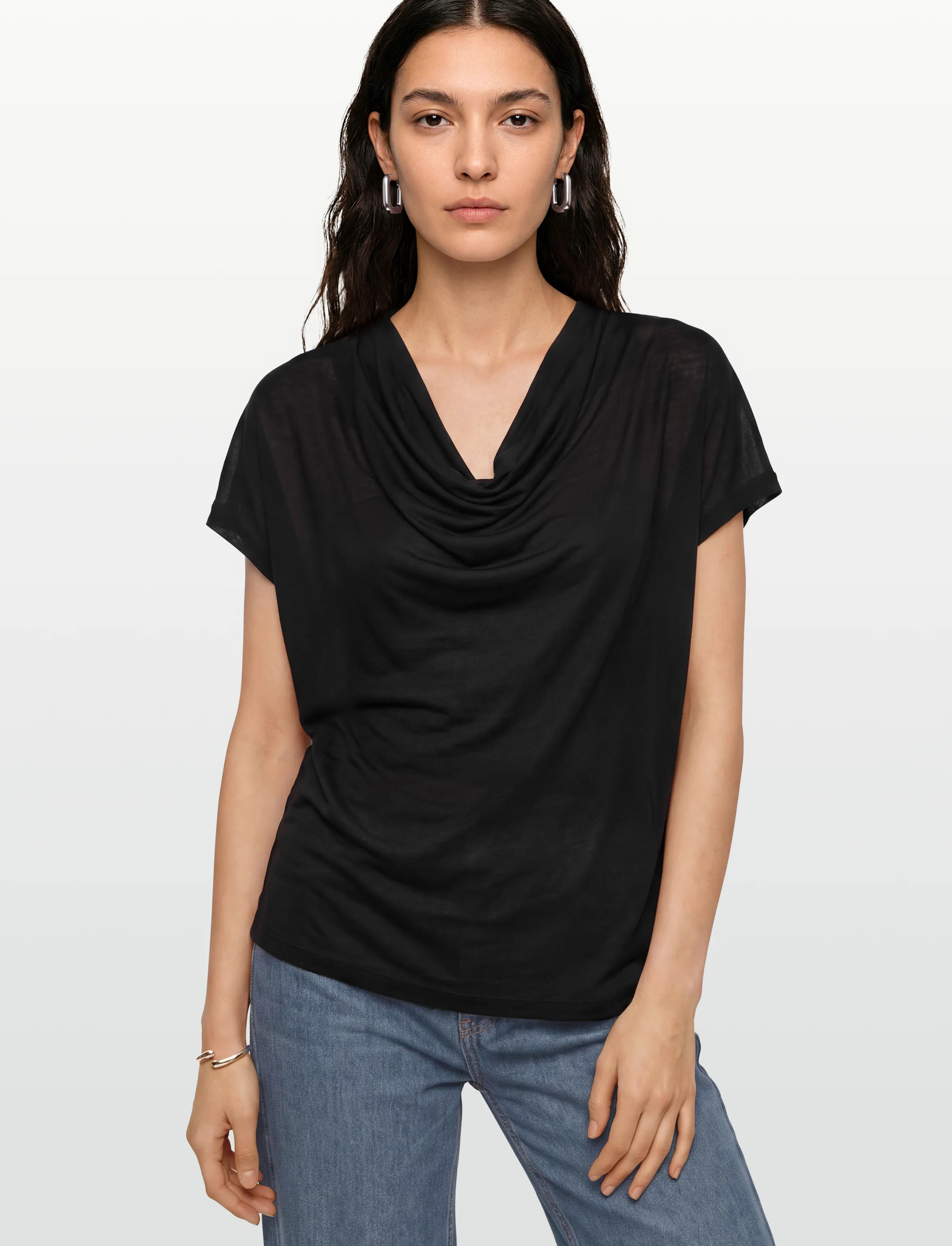 Bruuns Bazaar - KatkaBBGinae blouse - kurzärmelige blusen - black - 3