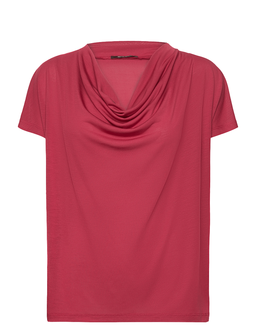 Bruuns Bazaar - KatkaBBGinae blouse - kortärmade blusar - deep claret - 0