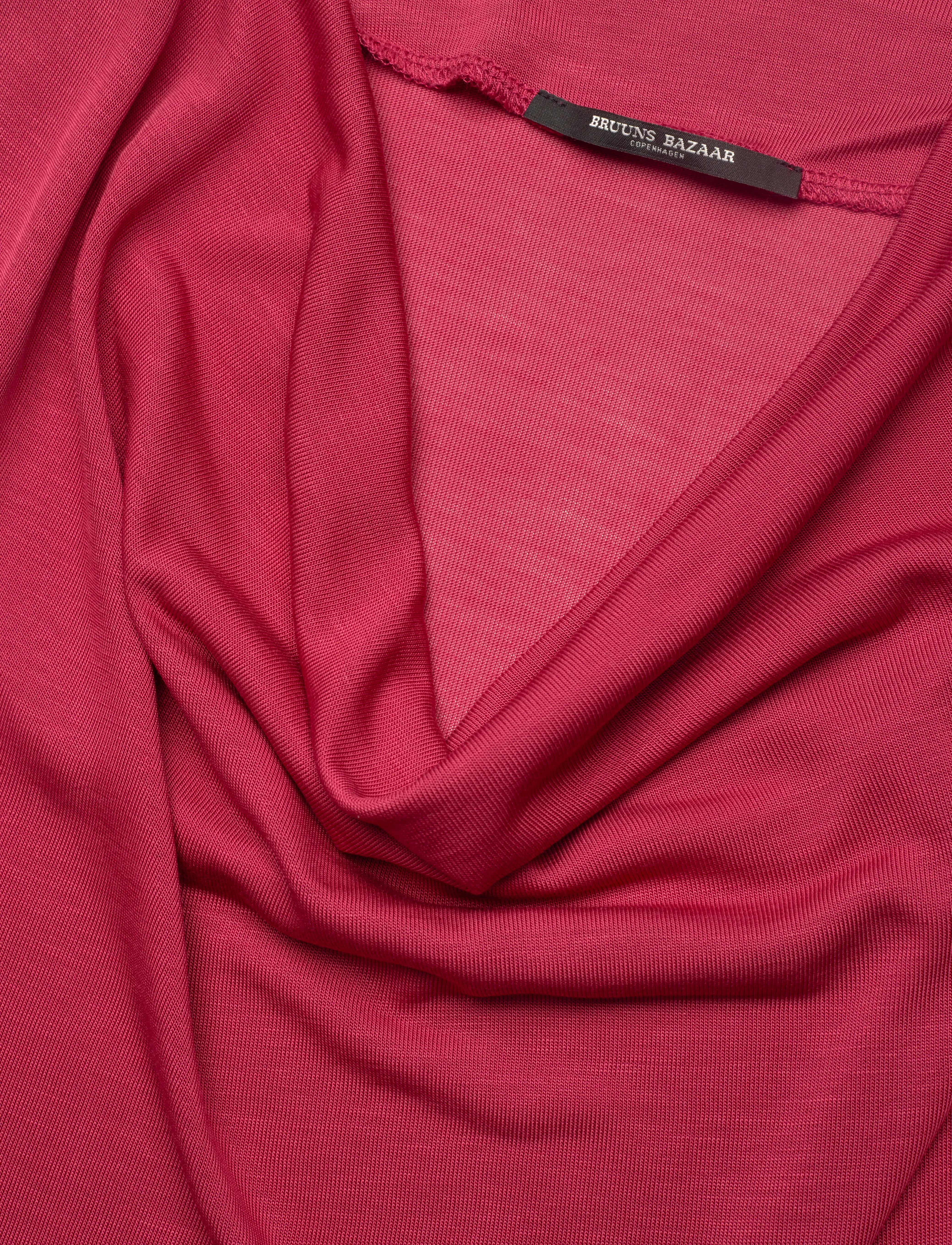 Bruuns Bazaar - KatkaBBGinae blouse - kortærmede bluser - deep claret - 2