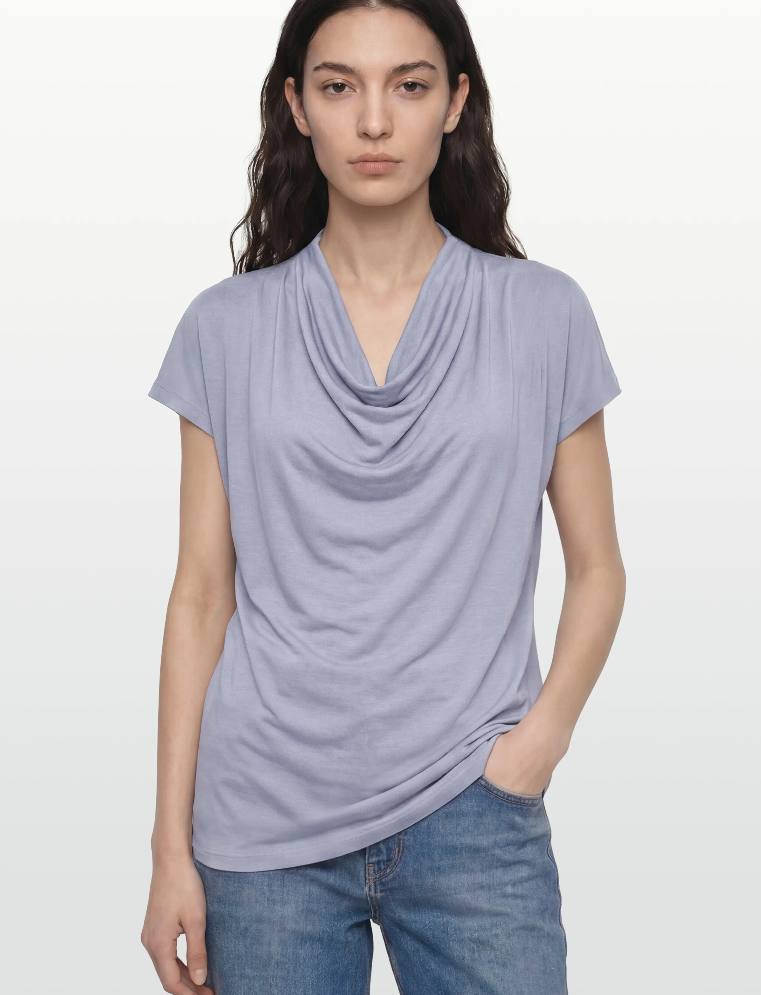 Bruuns Bazaar - KatkaBBGinae blouse - kortærmede bluser - eventide blue - 3