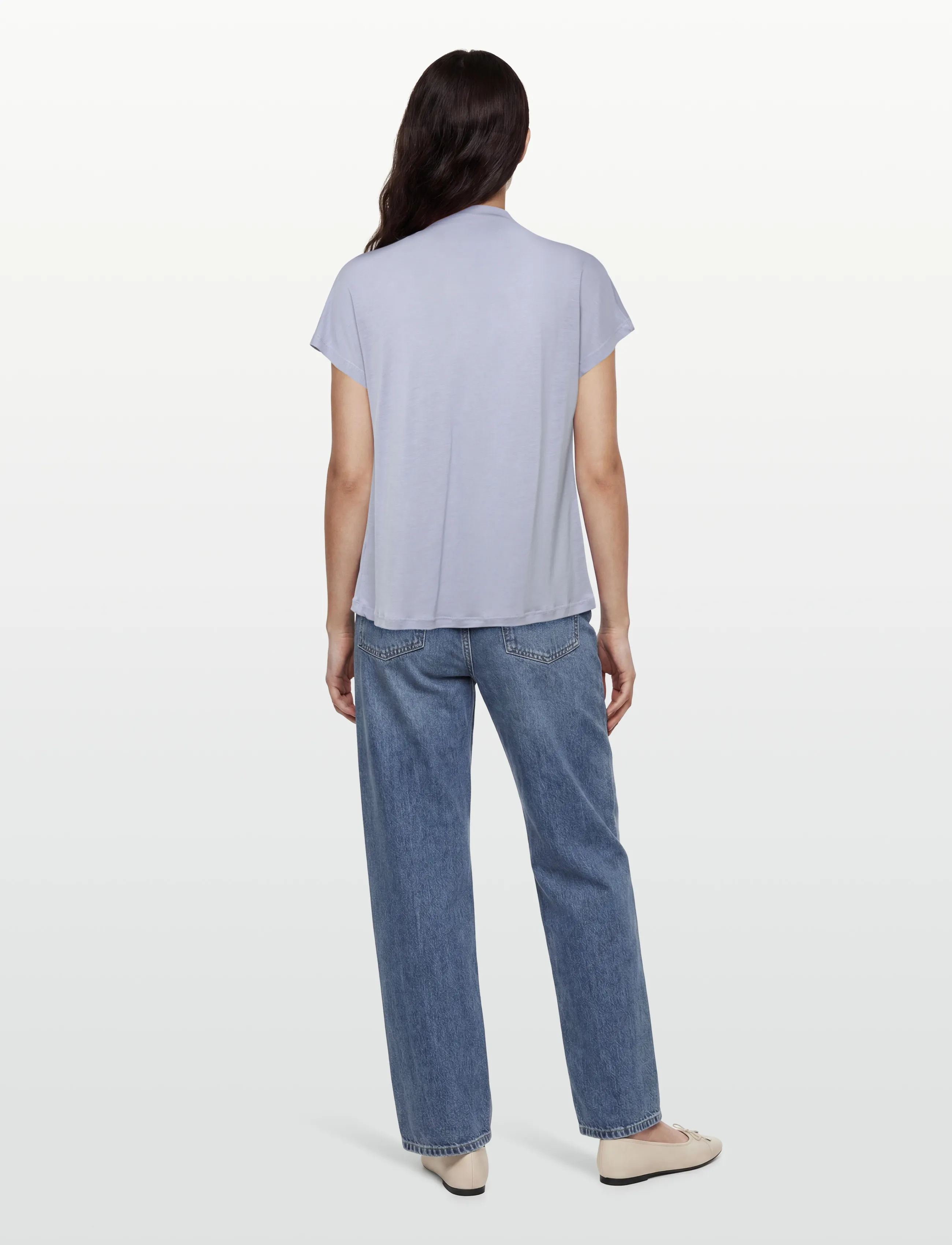 Bruuns Bazaar - KatkaBBGinae blouse - kortærmede bluser - eventide blue - 4