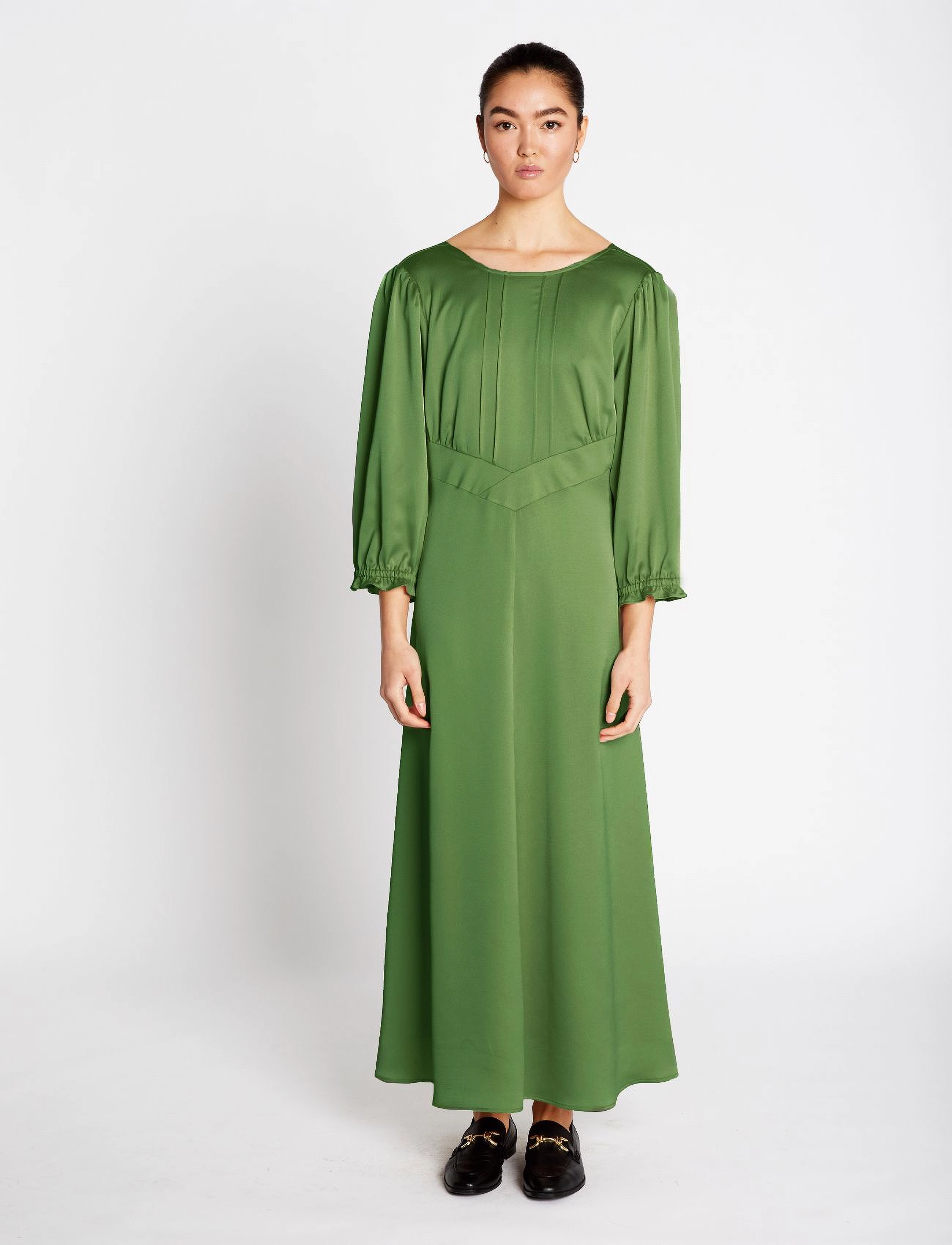 Bruuns Bazaar Acaciabblulla Dress, 44, Dresses, Grün - Evening Frauen