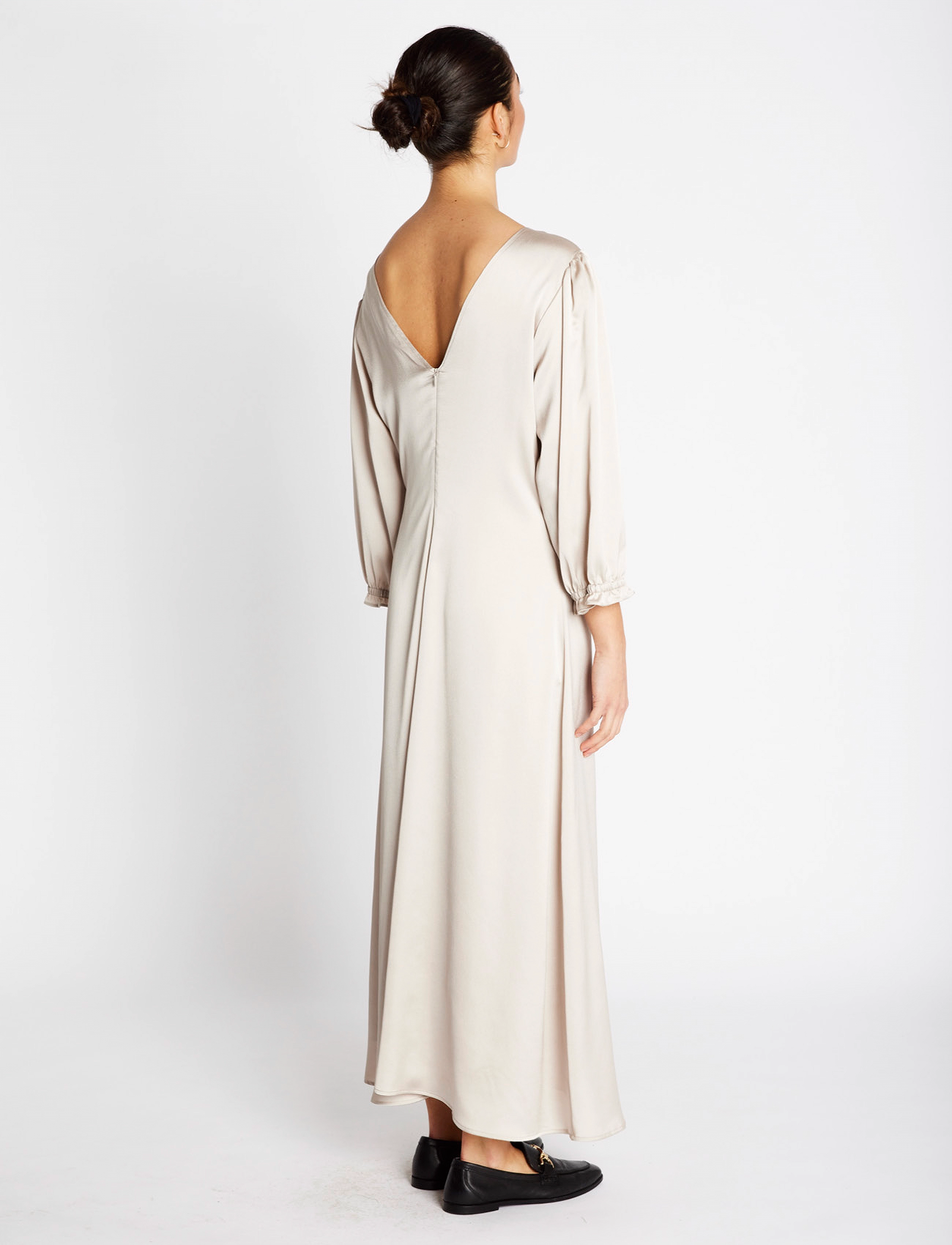Bruuns Bazaar - AcaciaBBLulla dress - aftenkjoler - silver cloud - 3