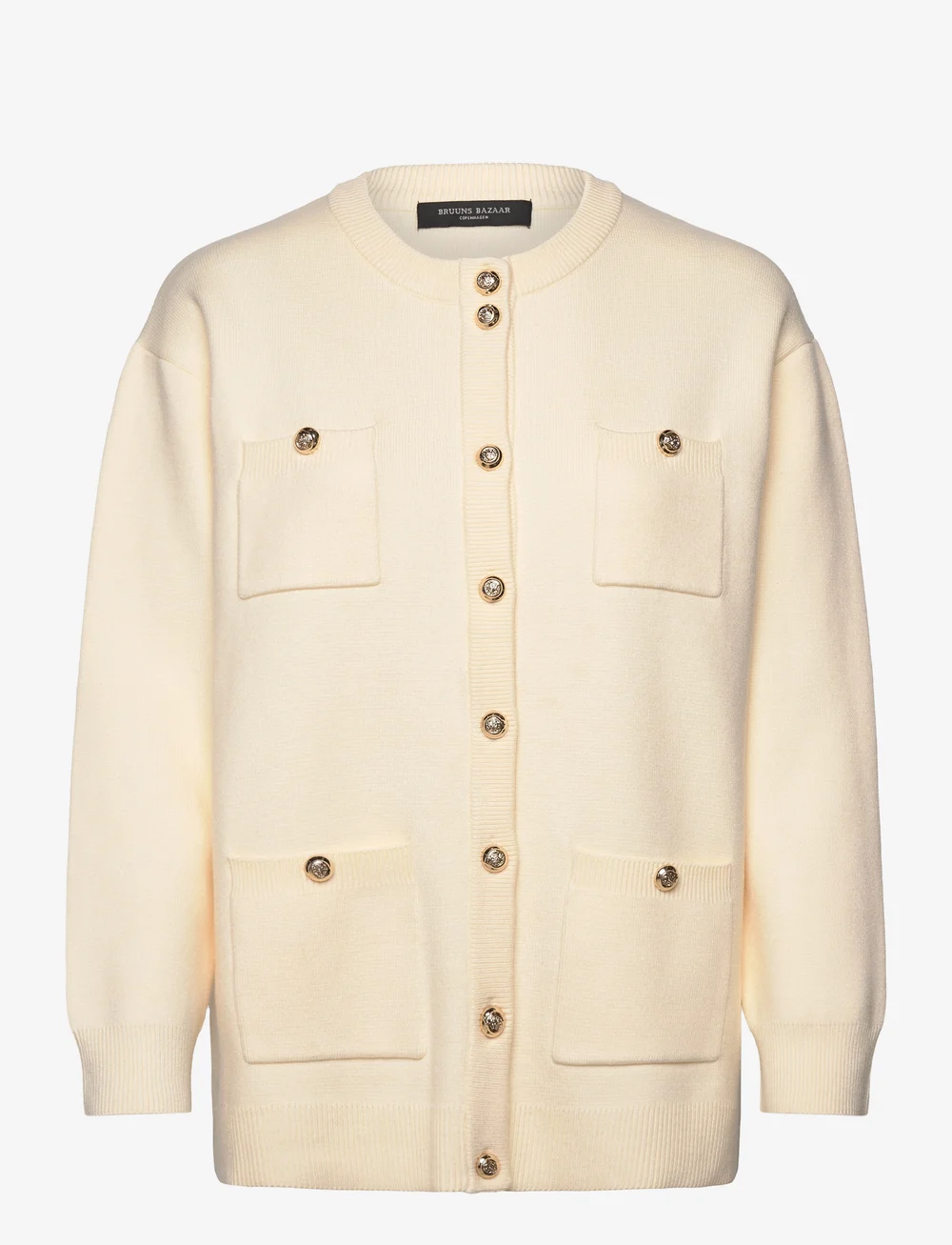 Bruuns Bazaar - SimonaBBCaili knit cardigan - cardigans - snow white - 0