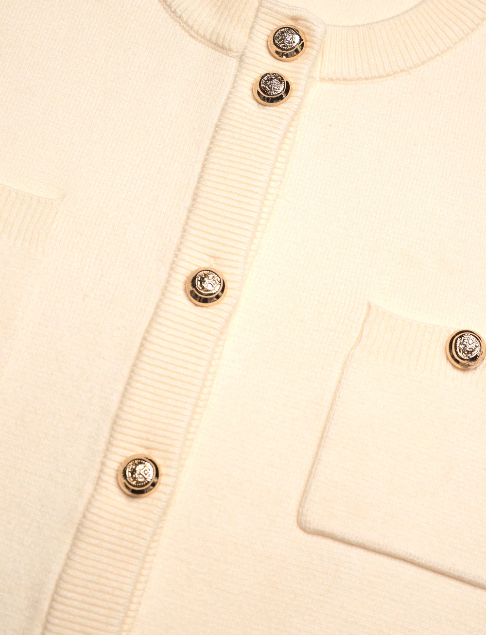 Bruuns Bazaar - SimonaBBCaili knit cardigan - cardigans - snow white - 2