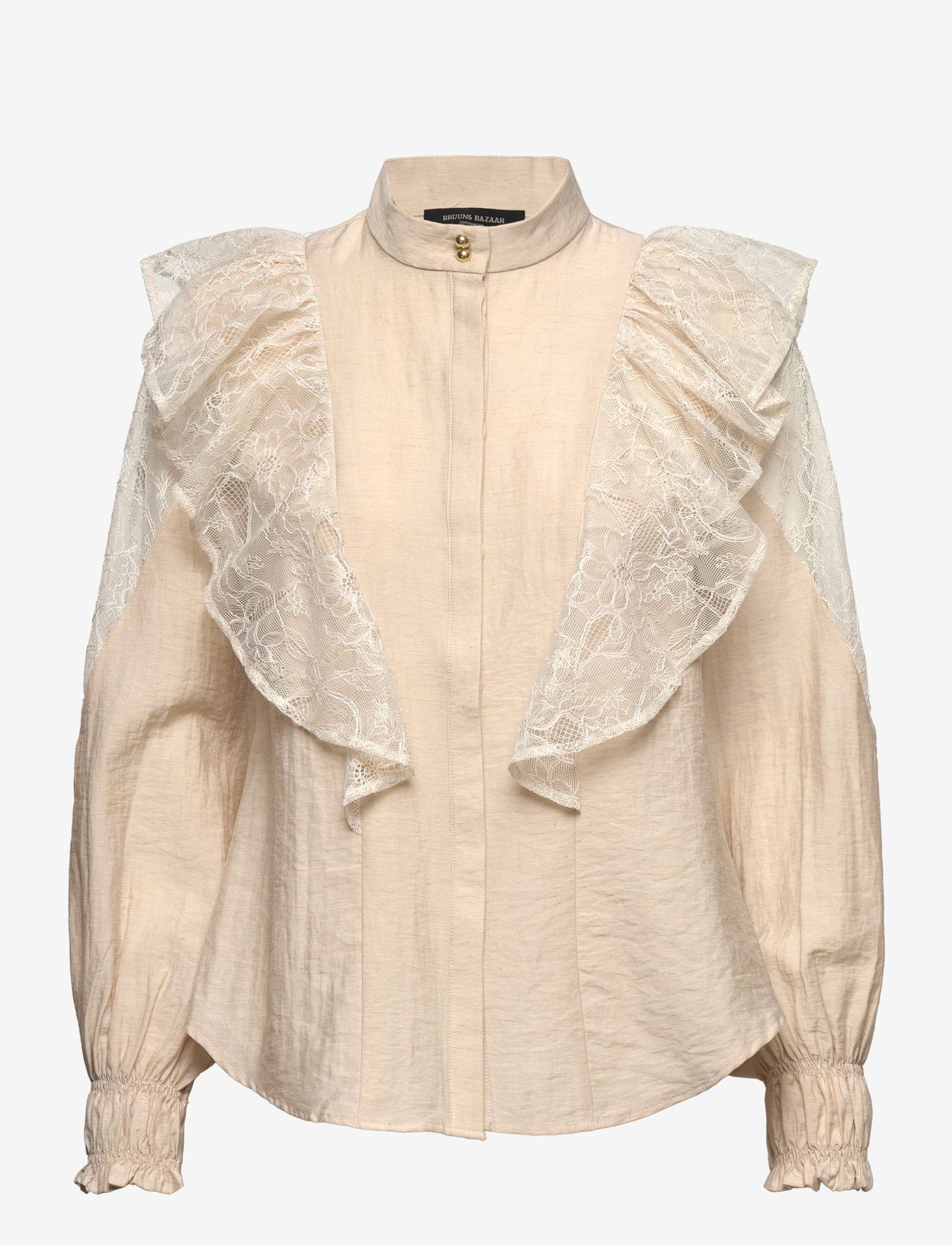 Bruuns Bazaar - HispidusBBYona shirt - langärmlige hemden - .sand - 0