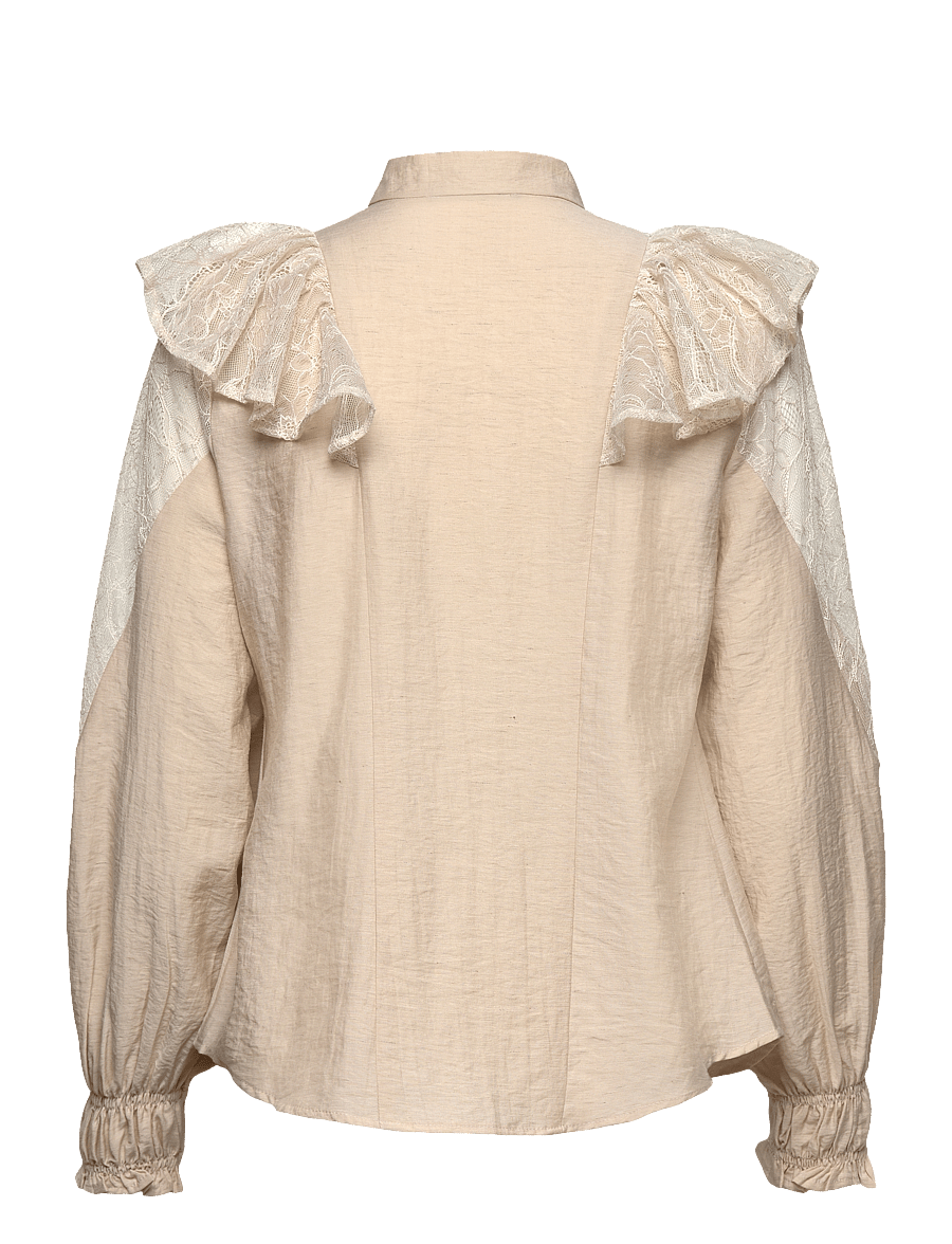 Bruuns Bazaar - HispidusBBYona shirt - long-sleeved shirts - .sand - 2