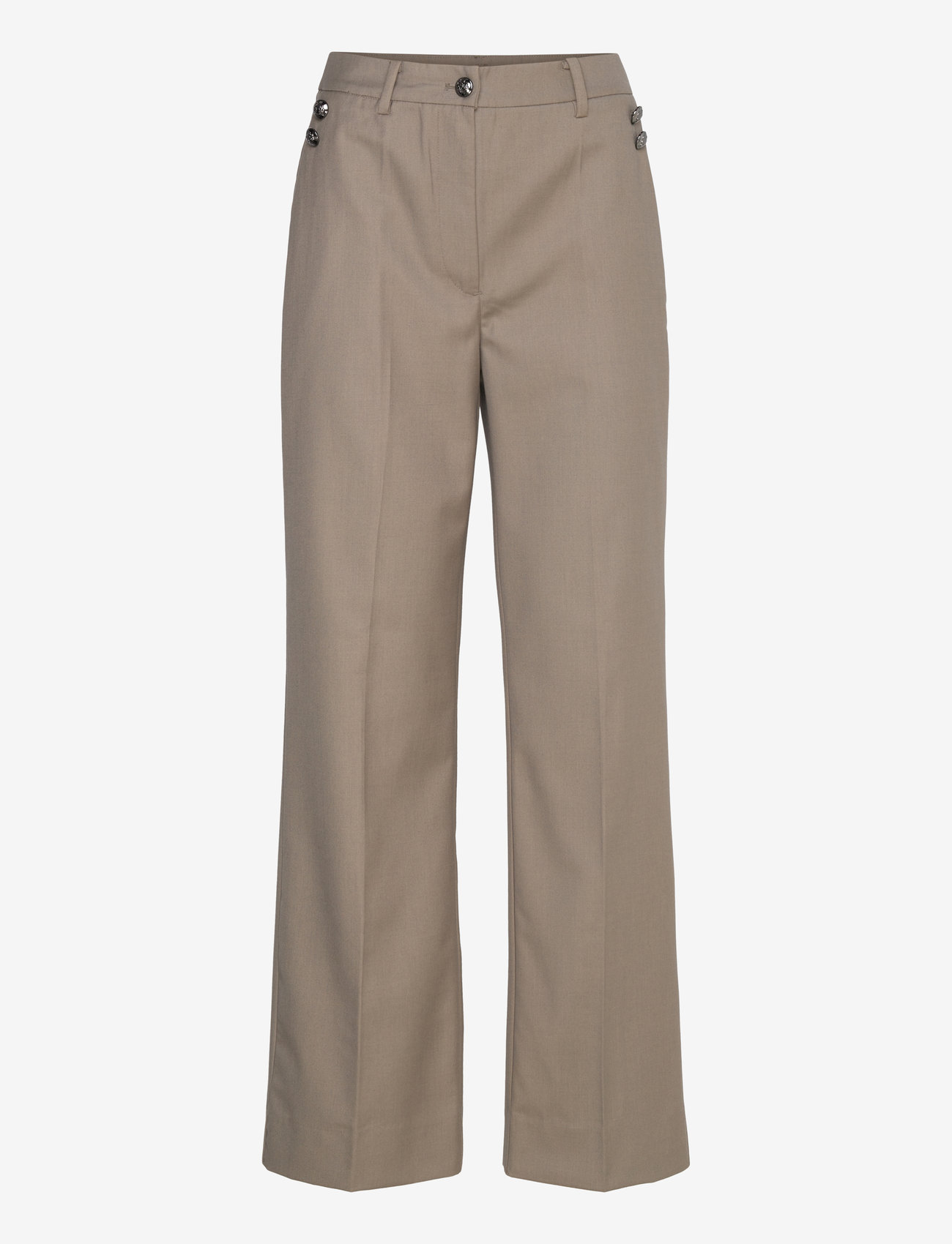 Bruuns Bazaar - CarotaBBElizi pants - tailored trousers - concrete - 1