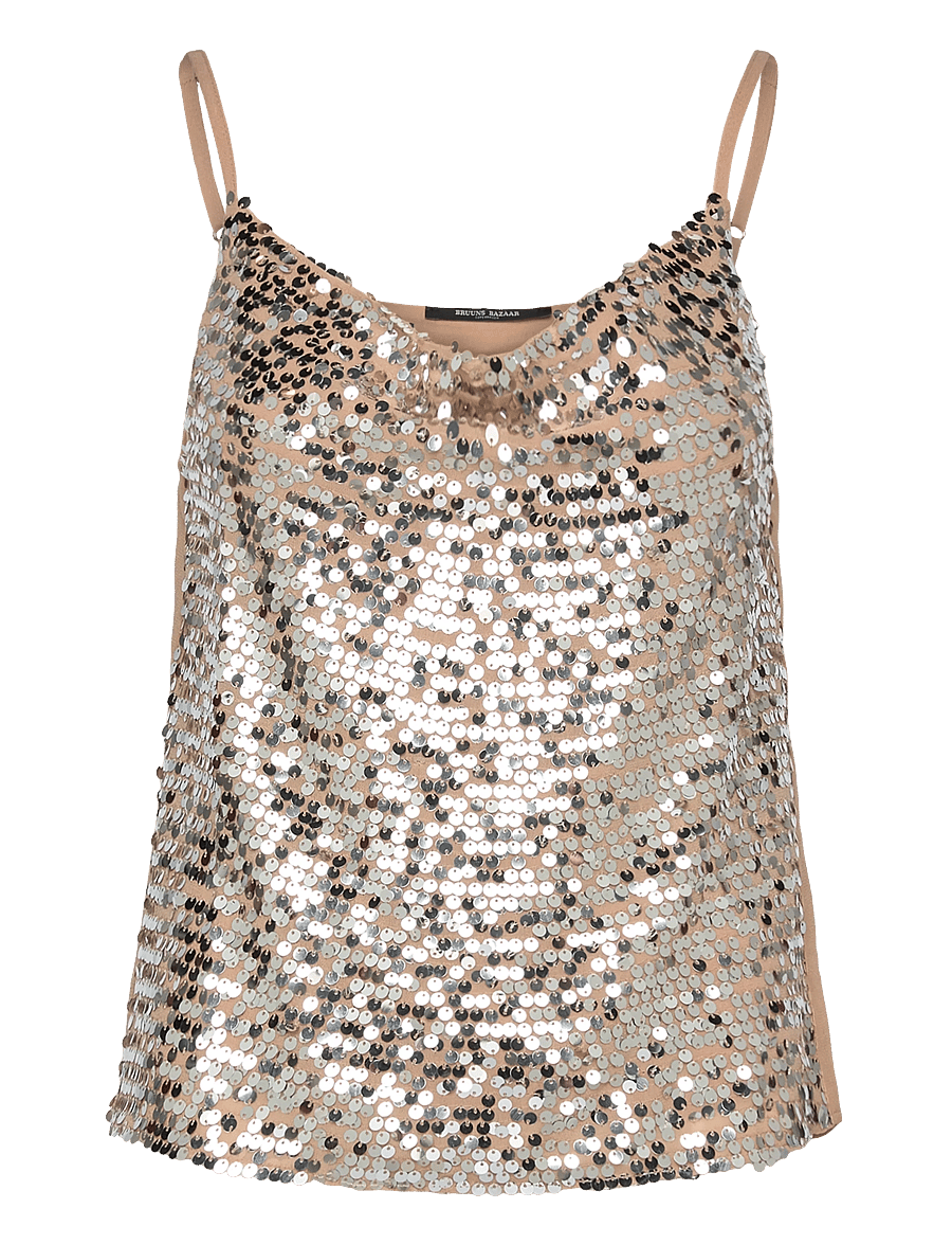 Bruuns Bazaar - FoliumBBMeria top - Ärmellose tops - silver - 0