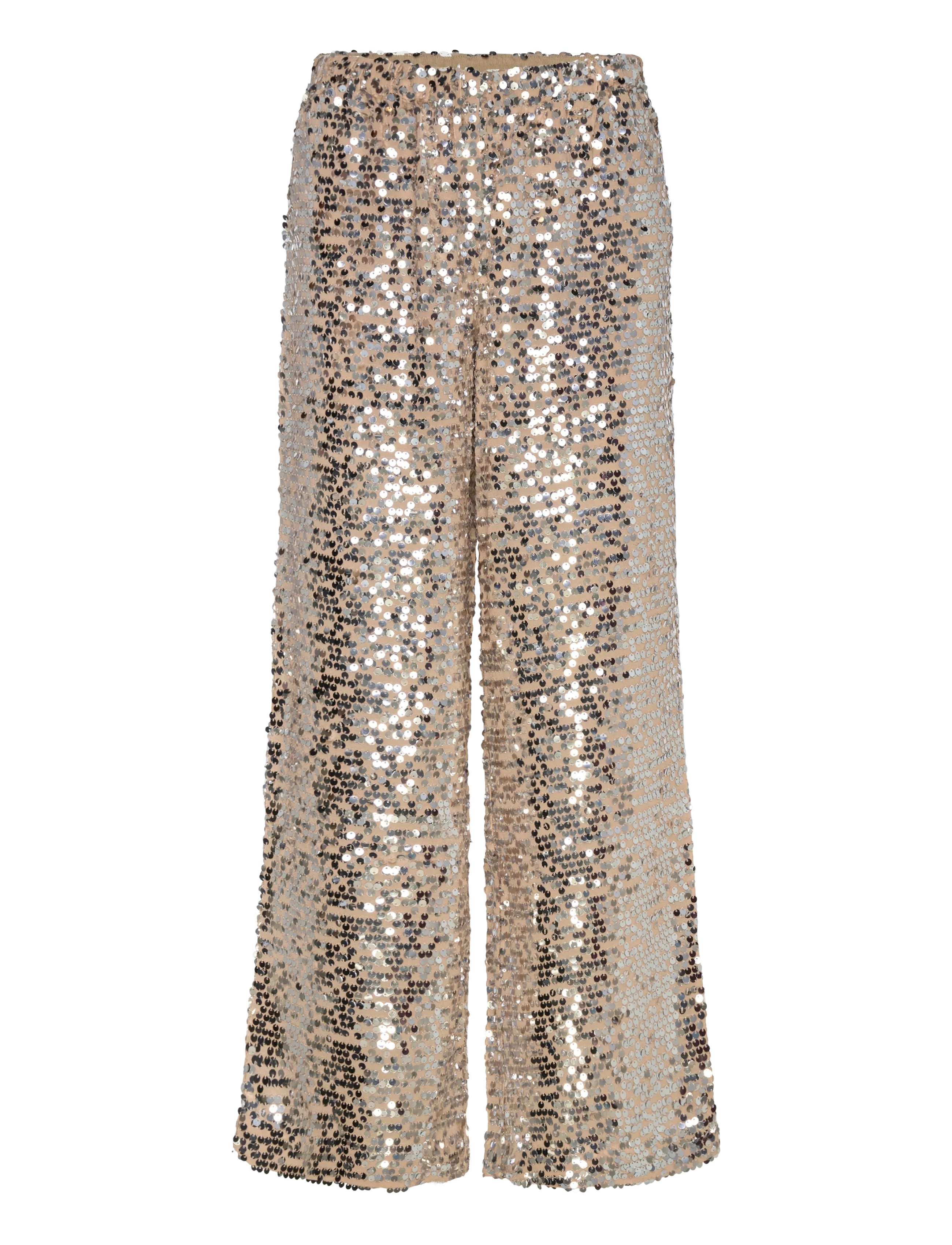 Bruuns Bazaar - FoliumBBBrinna pants - hosen mit weitem bein - silver - 0