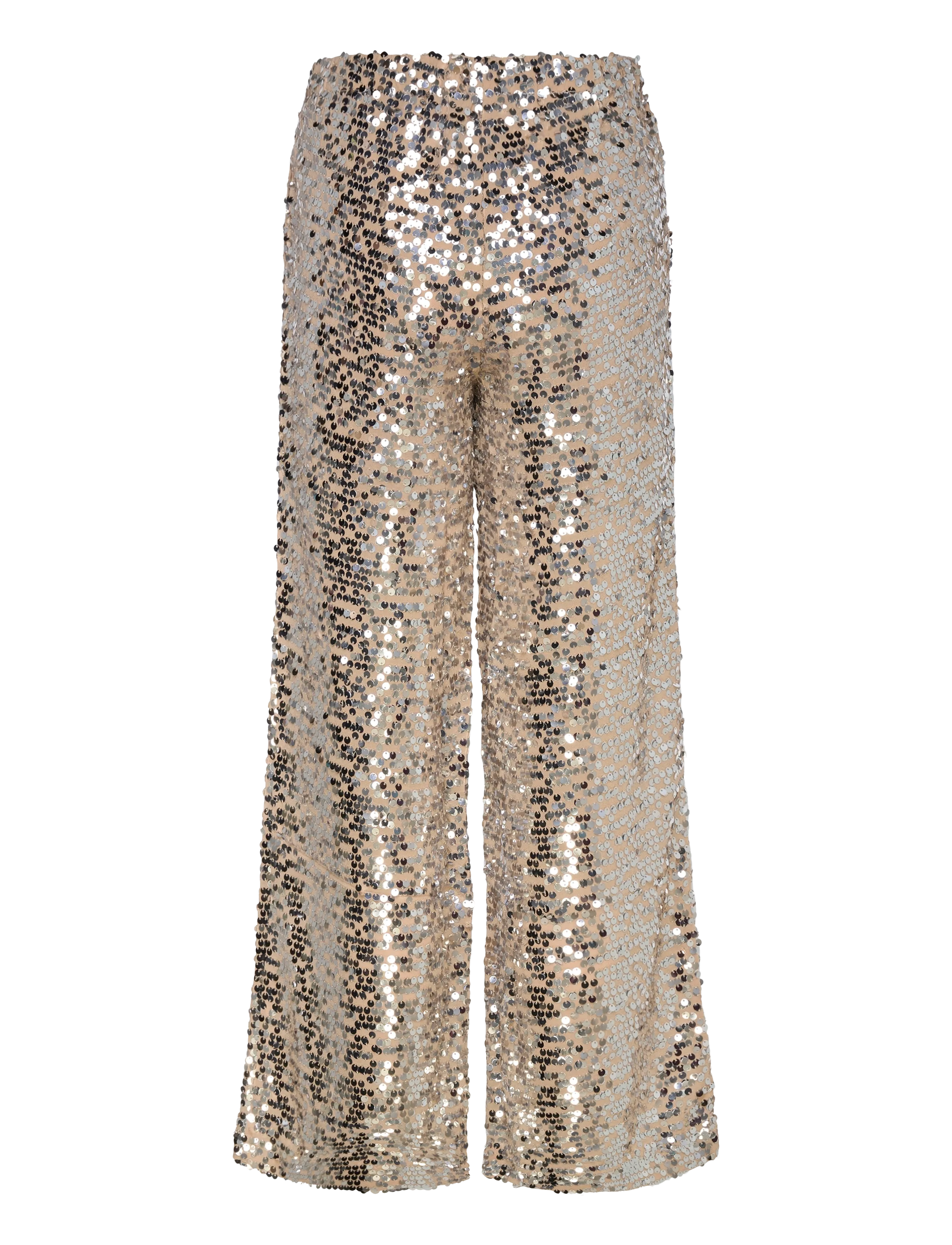 Bruuns Bazaar - FoliumBBBrinna pants - hosen mit weitem bein - silver - 1